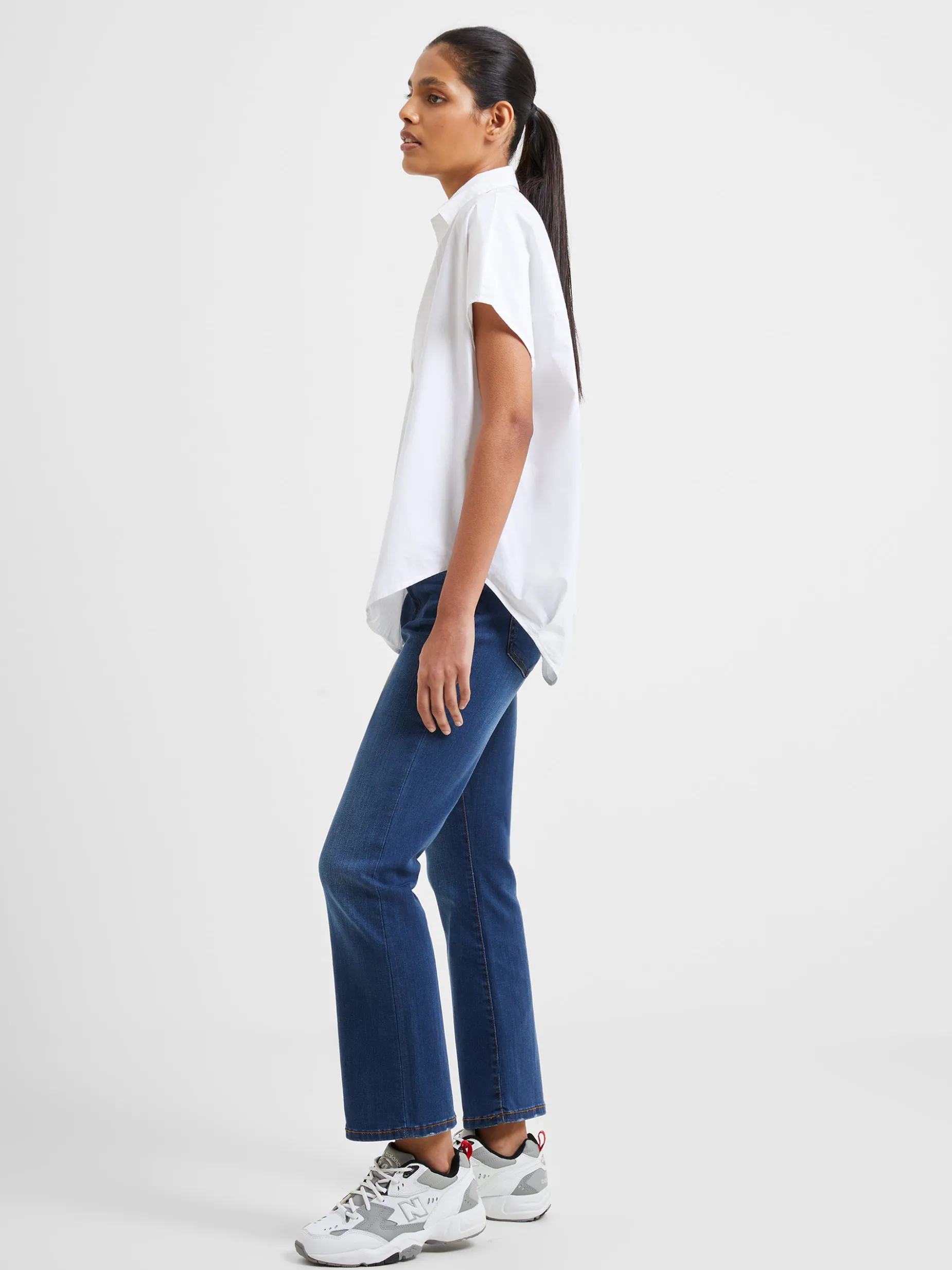 French Connection Shirts-Rhodes Poplin Sleeveless Popover Shirt