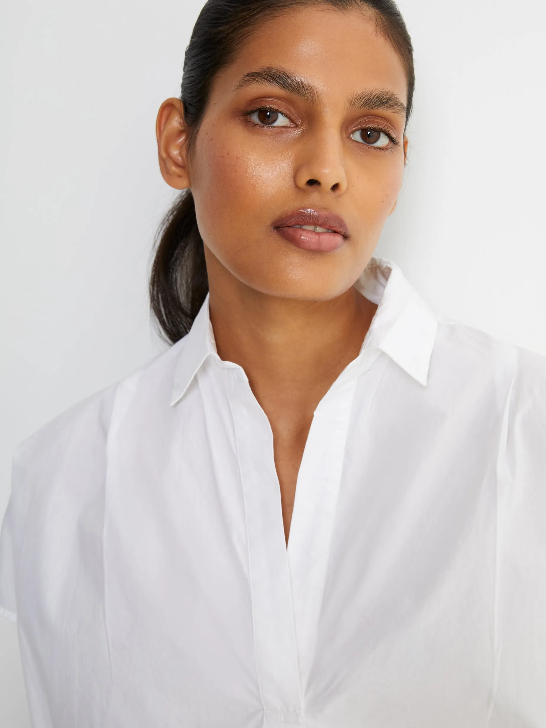 French Connection Shirts-Rhodes Poplin Sleeveless Popover Shirt