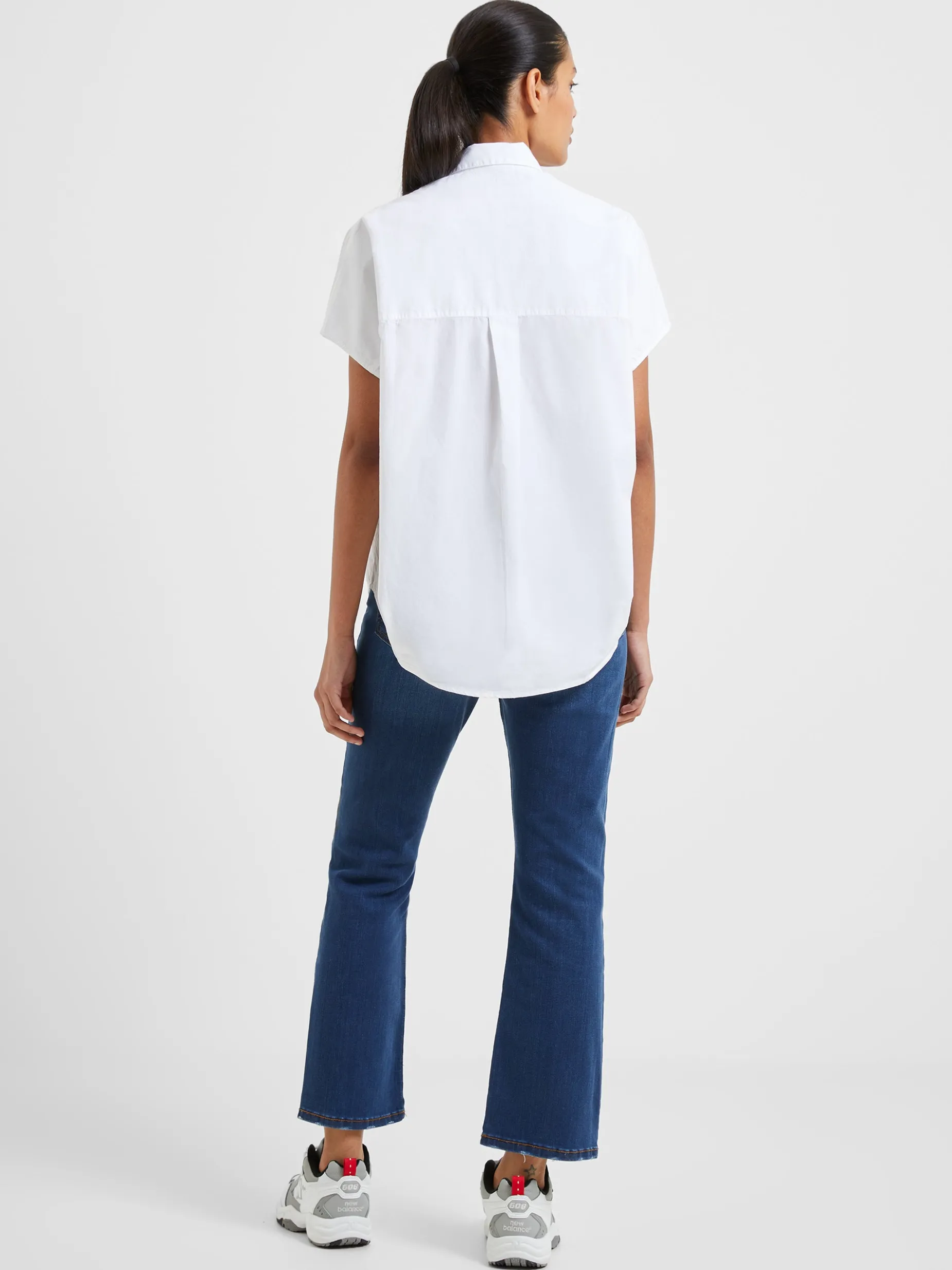 French Connection Shirts-Rhodes Poplin Sleeveless Popover Shirt