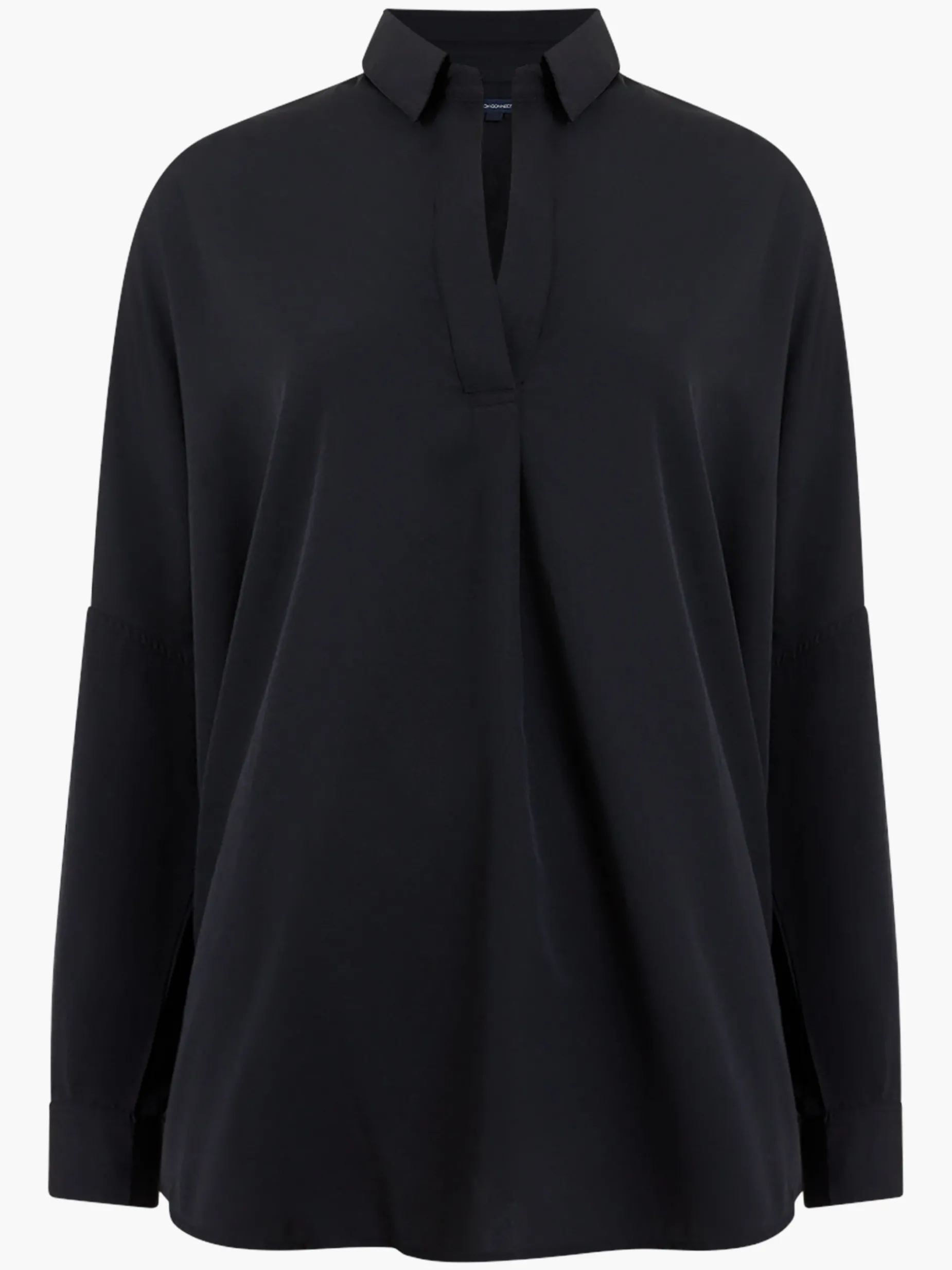 French Connection Tops|Shirts-Rhodes Recycled Crepe Popover Shirt