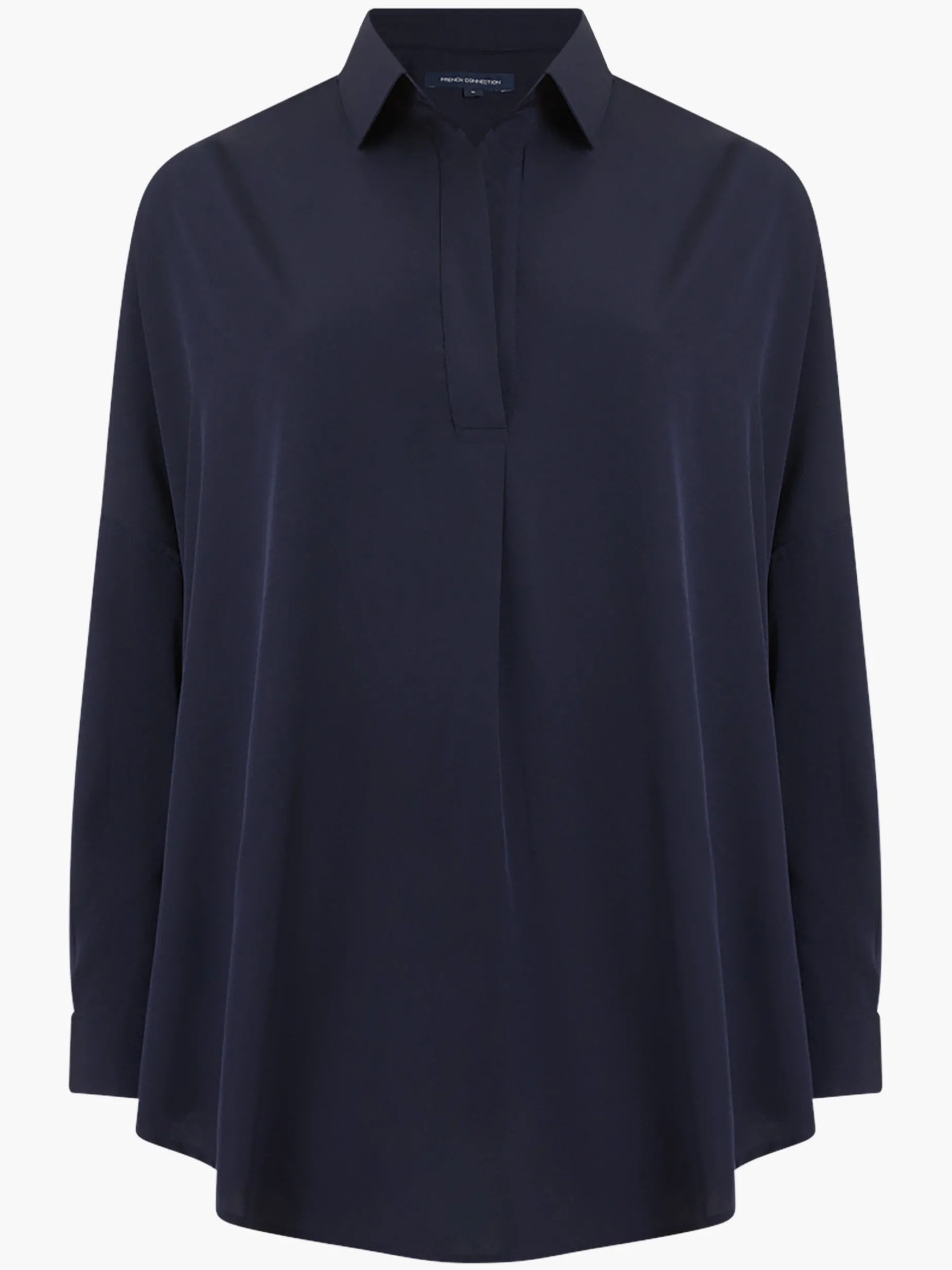 French Connection Tops|Shirts-Rhodes Recycled Crepe Popover Shirt