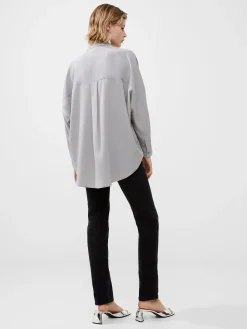French Connection Tops|Shirts-Rhodes Recycled Crepe Popover Shirt