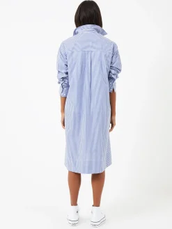 French Connection Dresses|Shirt Dresses-Rhodes Stripe Poplin Shirt Dress