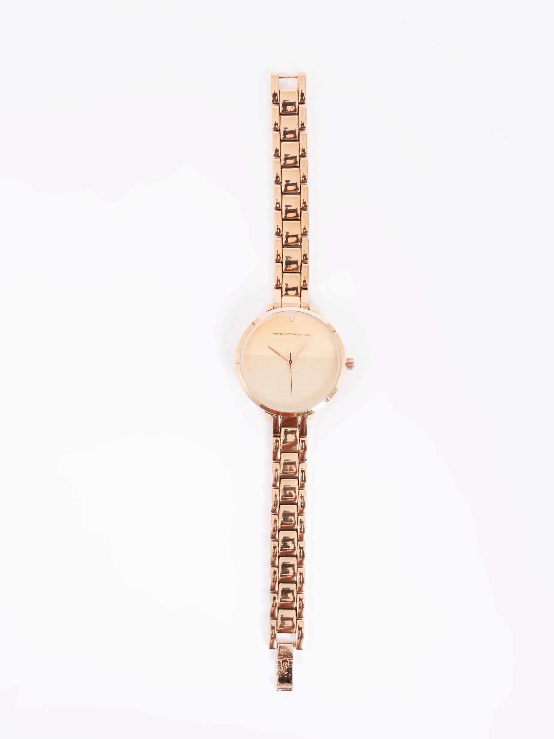 Women French Connection Jewellery|Jewellery-Tone Bracelet Watch with Dial