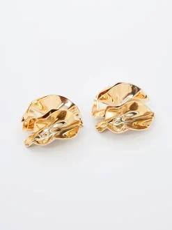 Women French Connection Jewellery|Jewellery-Ruched Oversized Stud Earrings