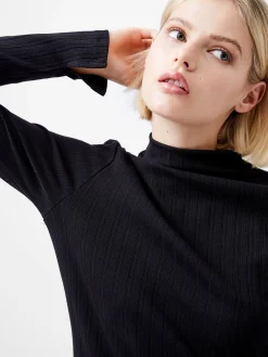 French Connection Tops-Sasia Long Sleeve Mock Neck Top
