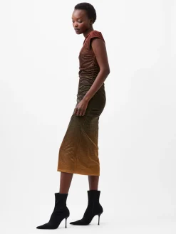 French Connection Dresses|Midi Dresses-Sela Lurex Midi Dress