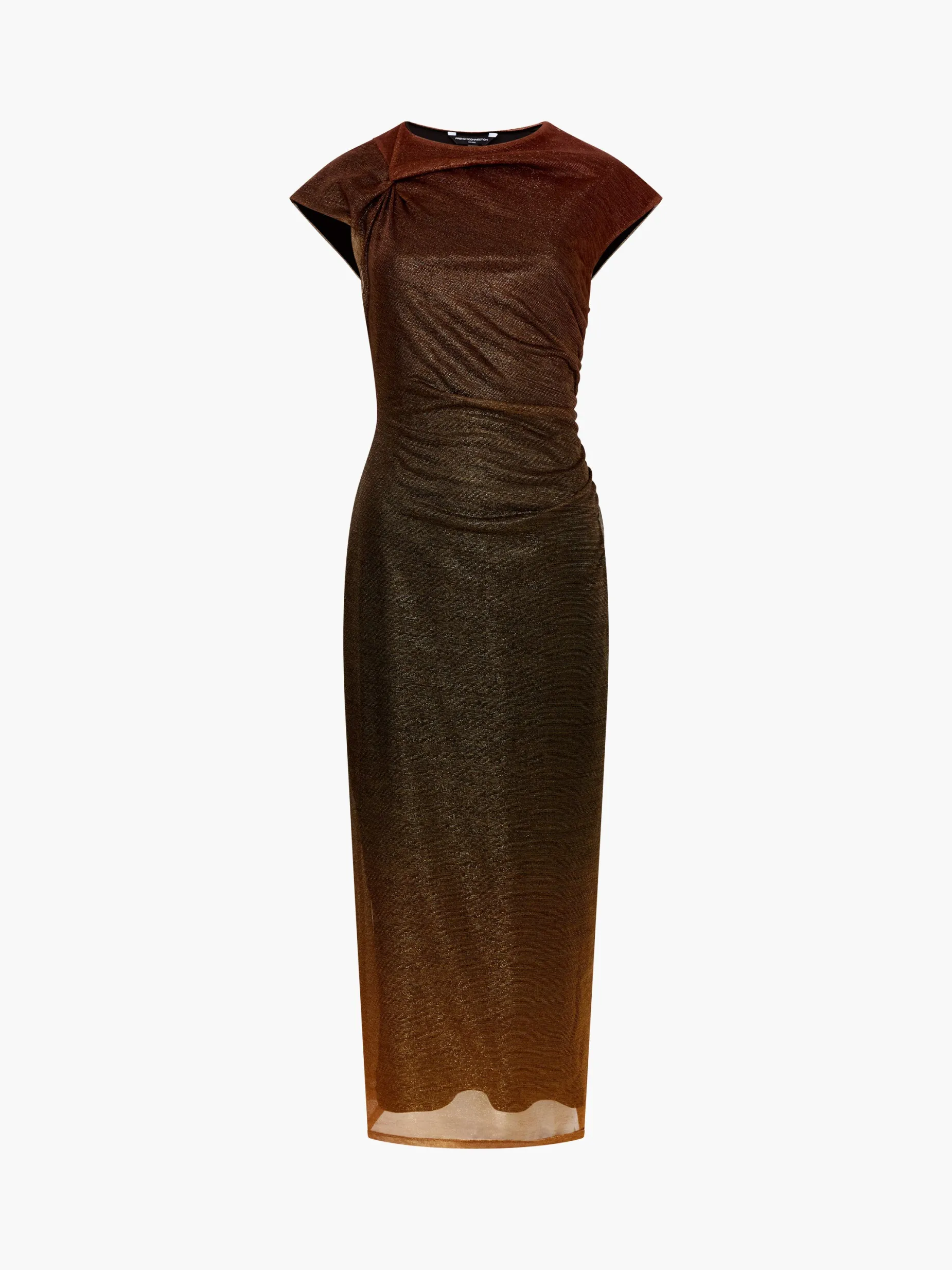 French Connection Dresses|Midi Dresses-Sela Lurex Midi Dress