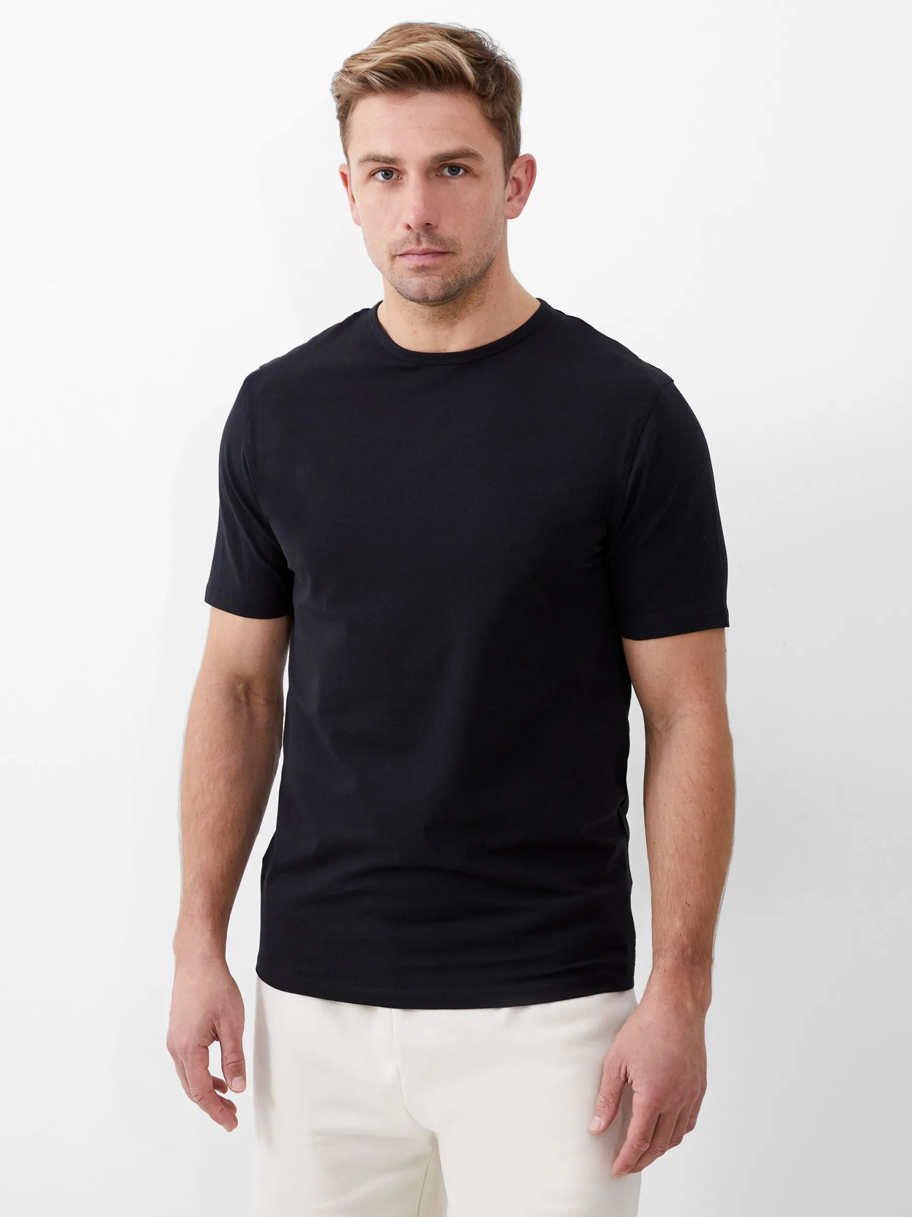 French Connection T-Shirts & Polo Shirts-Short Sleeve Stretch T-Shirt