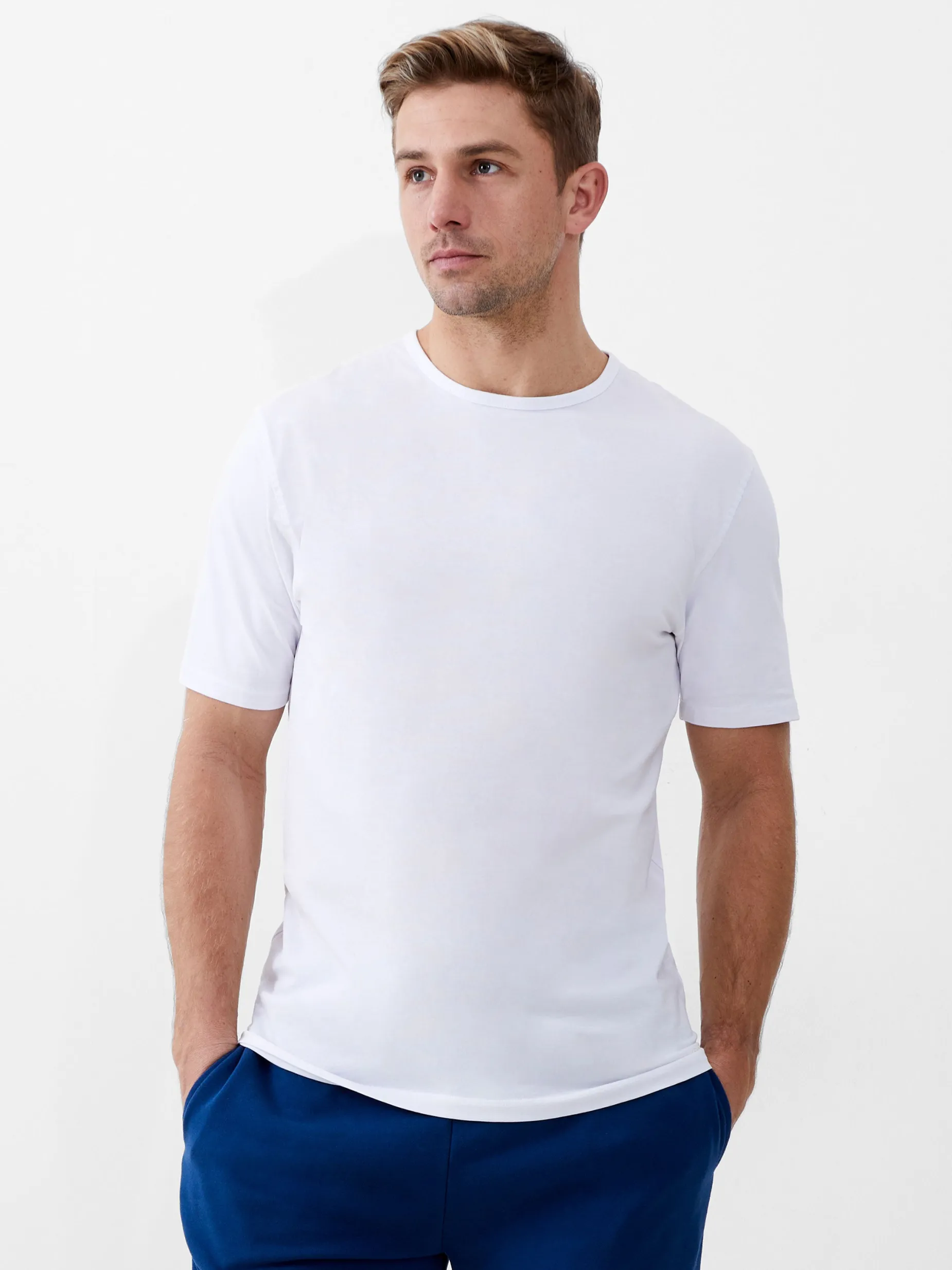 French Connection T-Shirts & Polo Shirts-Short Sleeve Stretch T-Shirt
