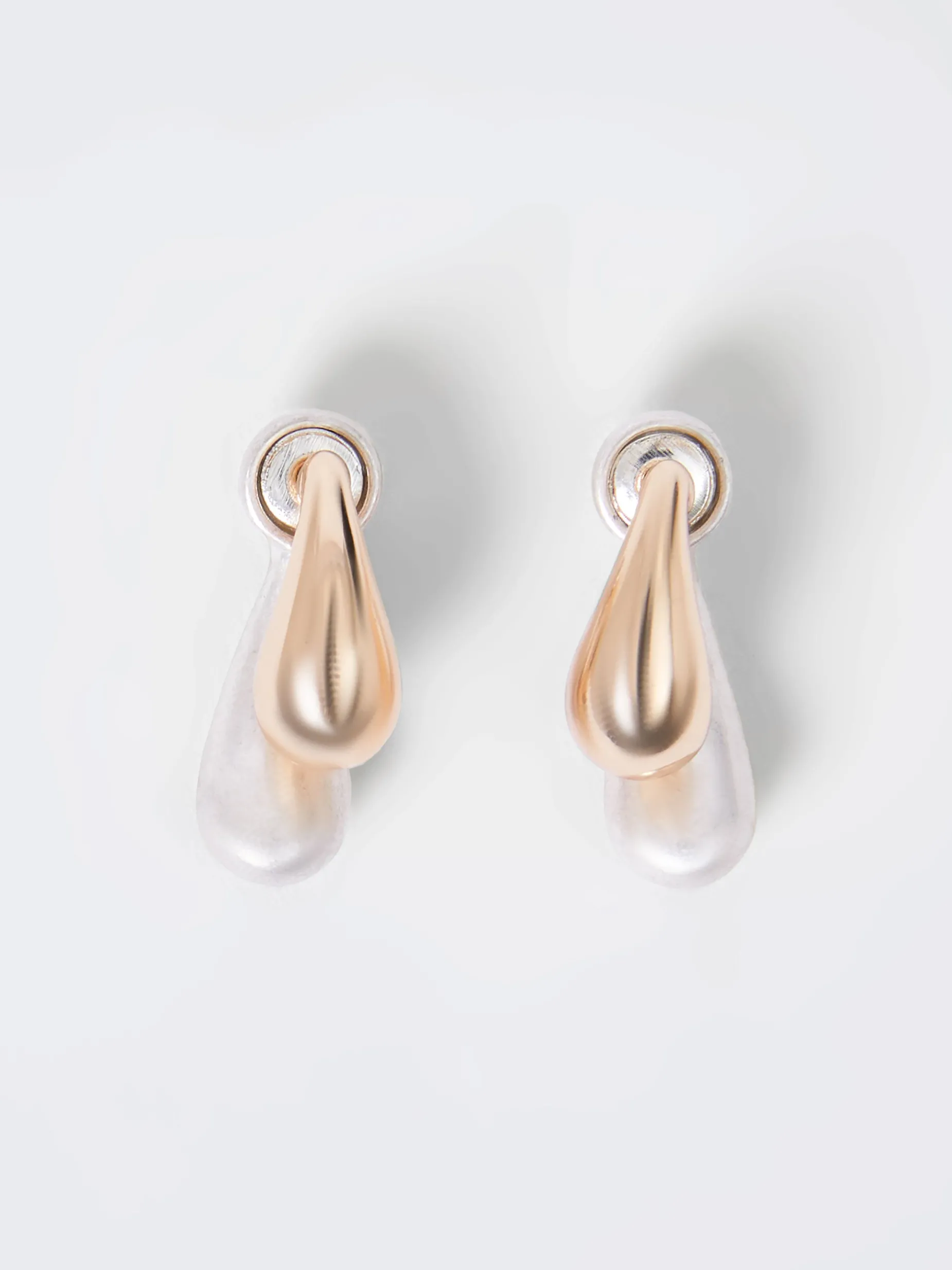 Women French Connection Jewellery|Jewellery-Small Double Two-Tone Teardrop Earrings