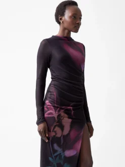 French Connection Dresses|Midi Dresses-Smokey Placement Floral Dress