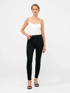 French Connection Trousers|Jeans-Soft Stretch Denim High Rise Skinny Jeans 30 Inch