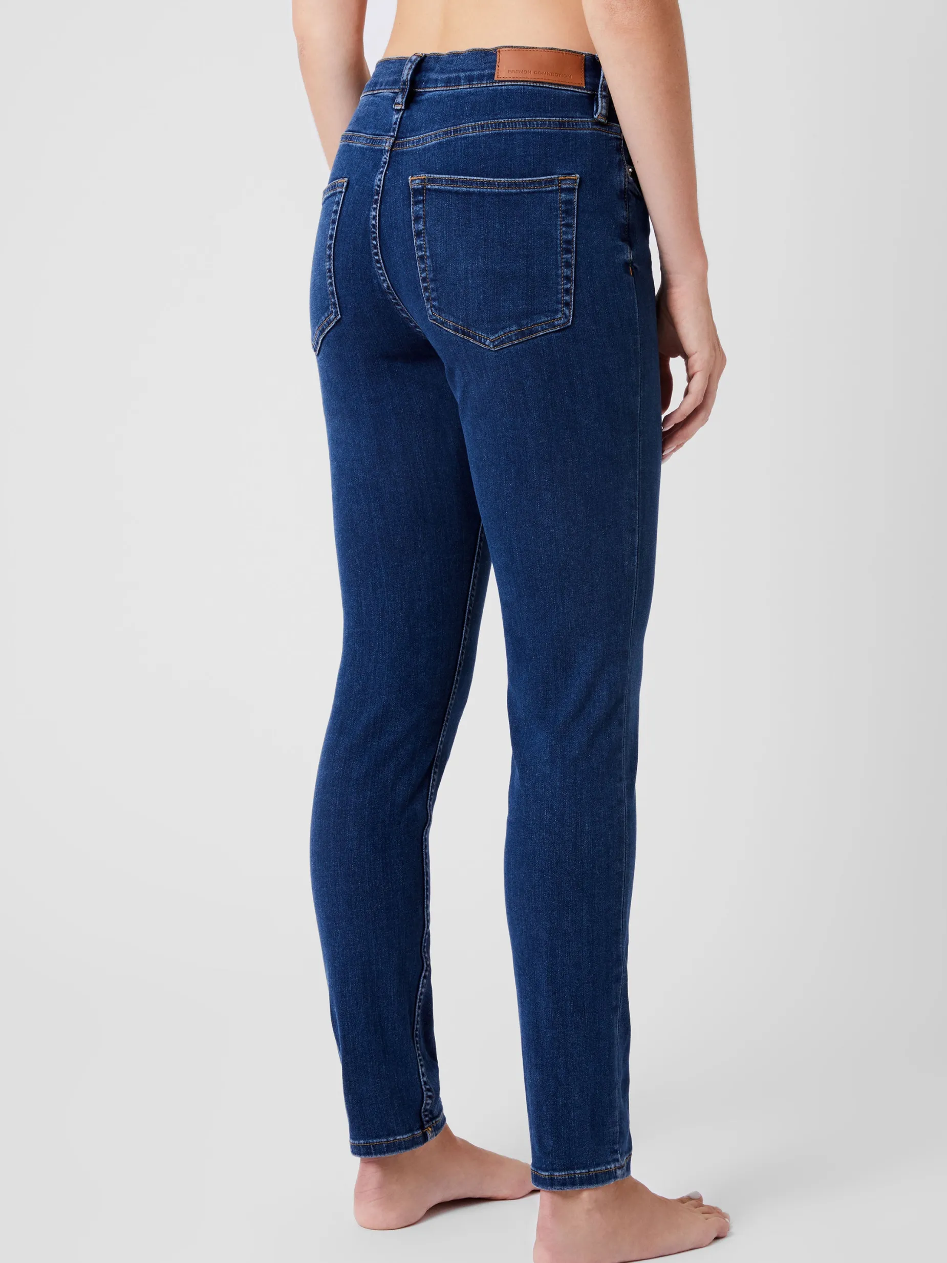 French Connection Trousers|Jeans-Soft Stretch Denim High Rise Skinny Jeans 30 Inch