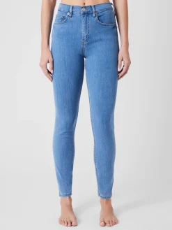 French Connection Trousers|Jeans-Soft Stretch Denim High Rise Skinny Jeans 30 Inch