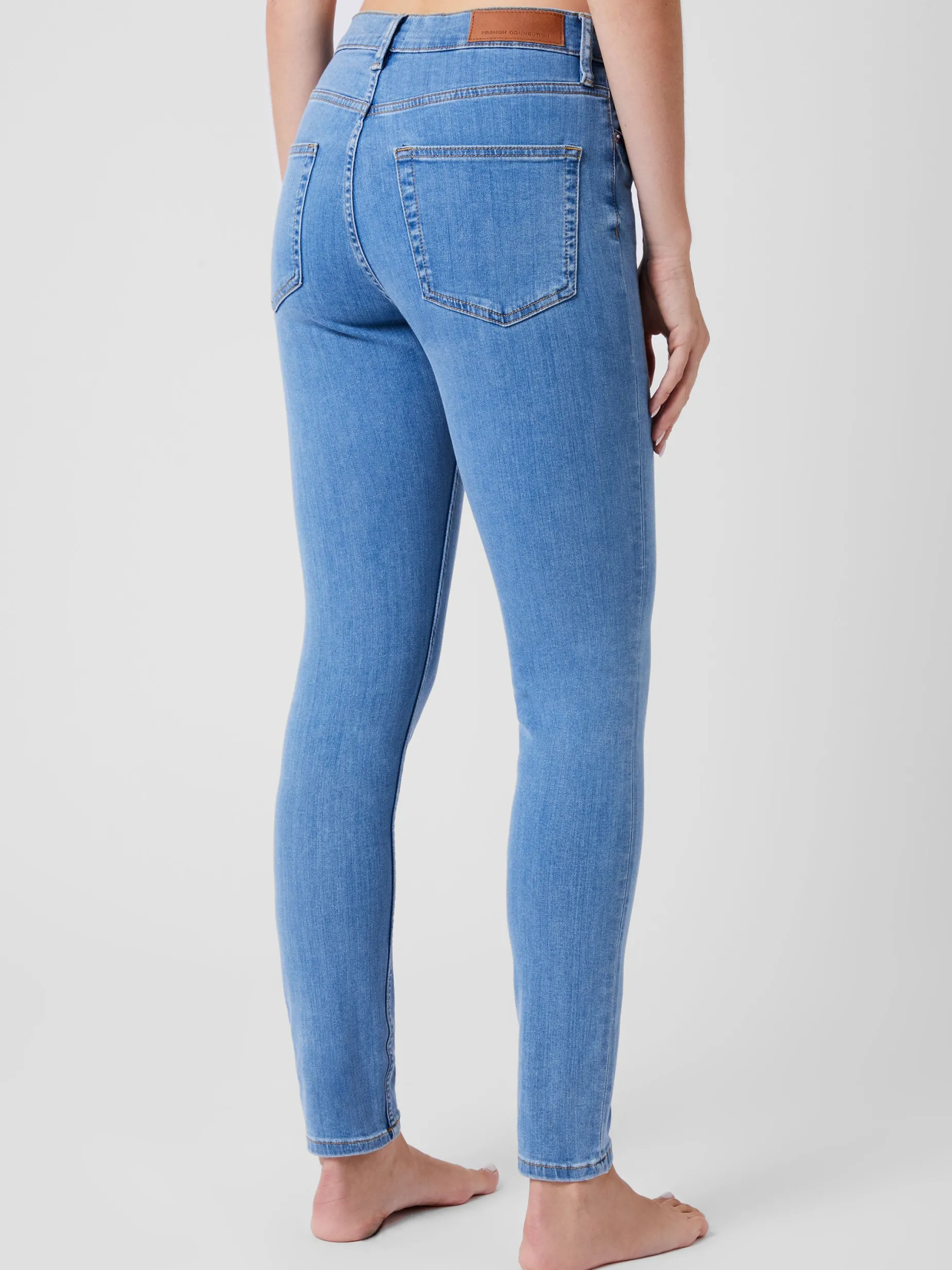 French Connection Trousers|Jeans-Soft Stretch Denim High Rise Skinny Jeans 30 Inch
