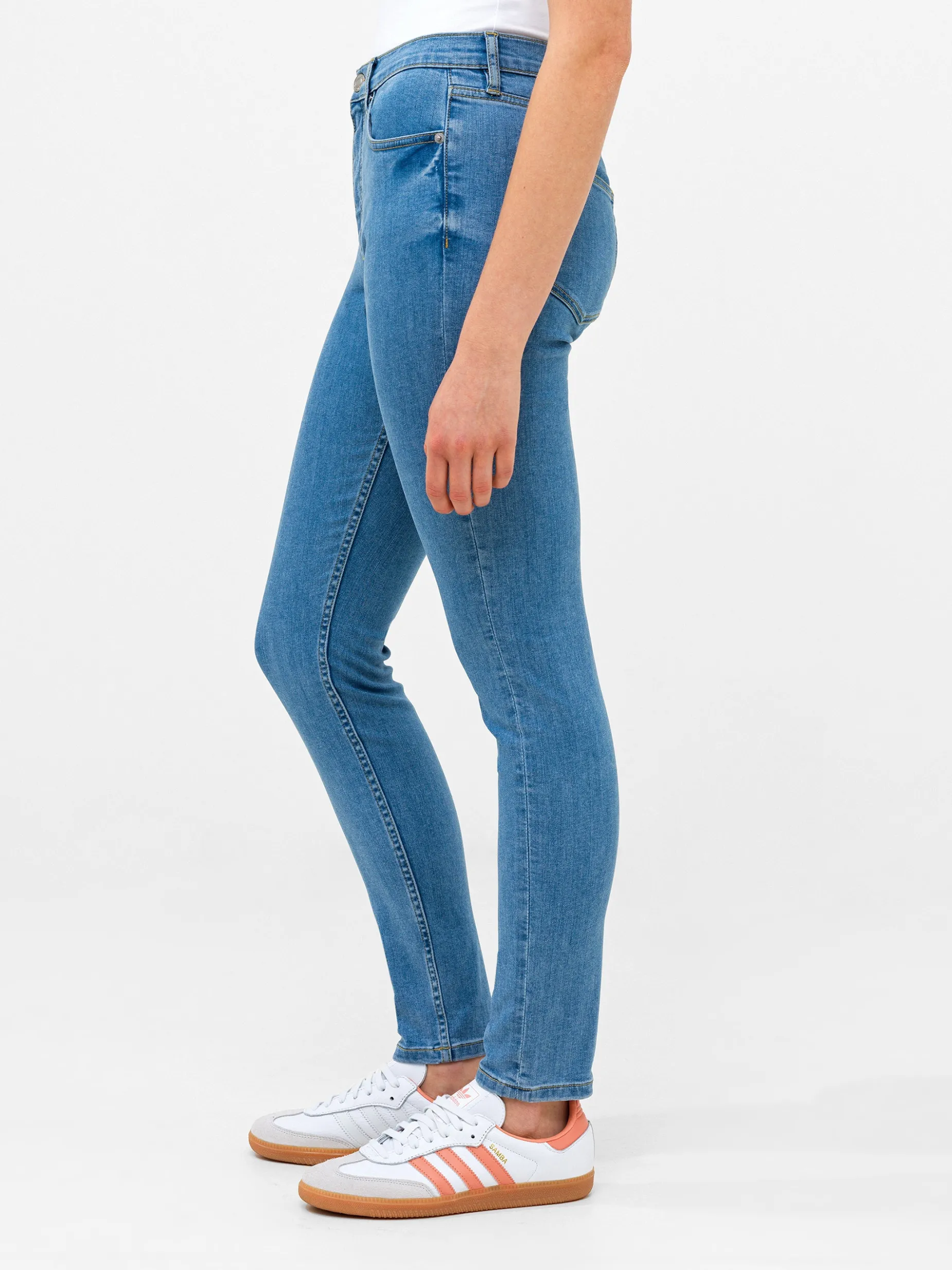 French Connection Trousers|Jeans-Soft Stretch Denim High Rise Skinny Jeans 30 Inch