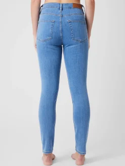 French Connection Trousers|Jeans-Soft Stretch Denim High Rise Skinny Jeans 30 Inch