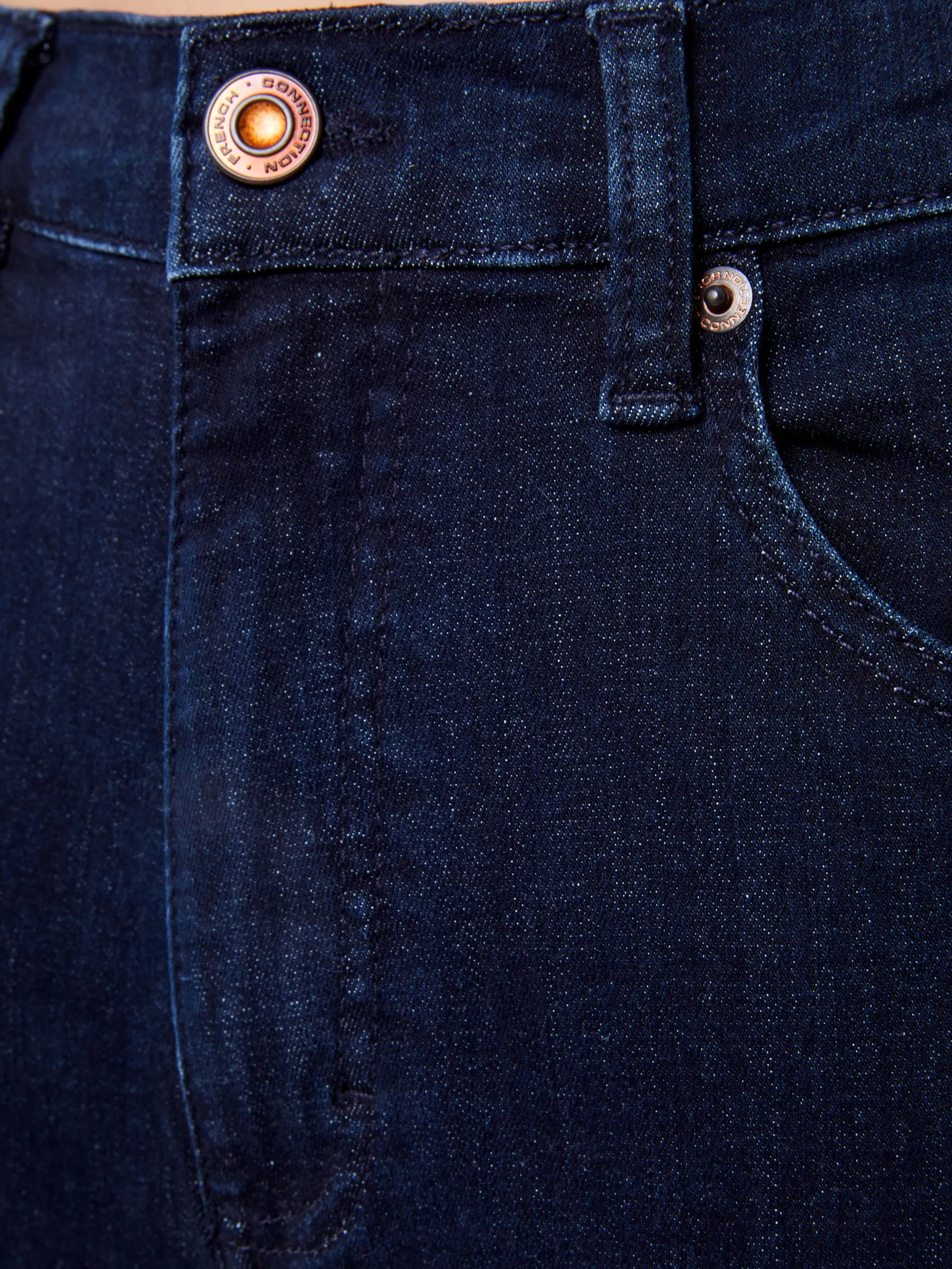 French Connection Trousers|Jeans-Soft Stretch Denim High Rise Skinny Jeans 30 Inch