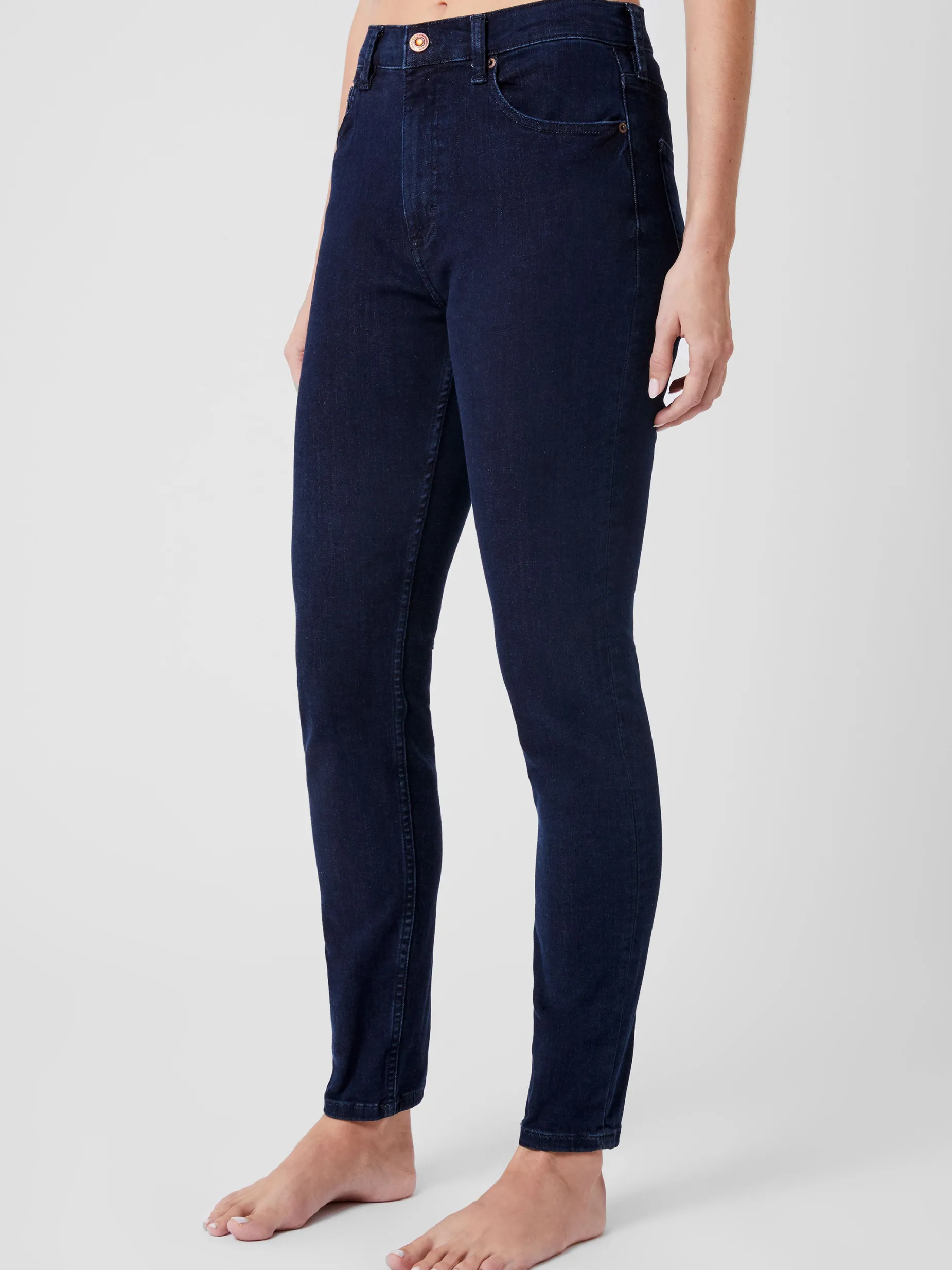 French Connection Trousers|Jeans-Soft Stretch Denim High Rise Skinny Jeans 30 Inch