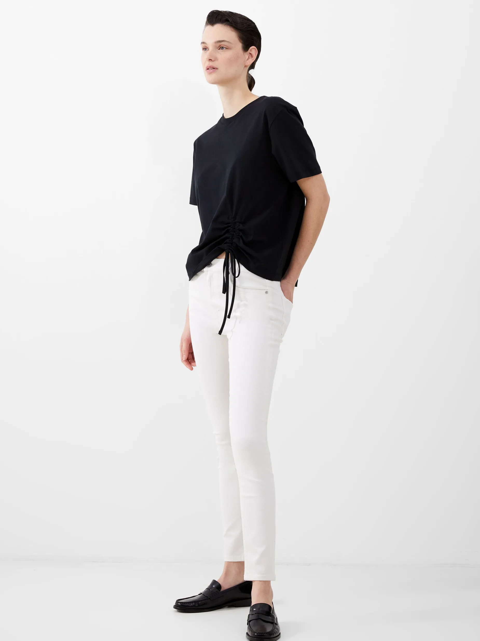 French Connection Trousers|Jeans-Soft Stretch Denim High Rise Skinny Jeans 30 Inch