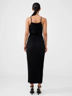 French Connection Maxi Dresses-Strappy Plisse Jersey Maxi Dress
