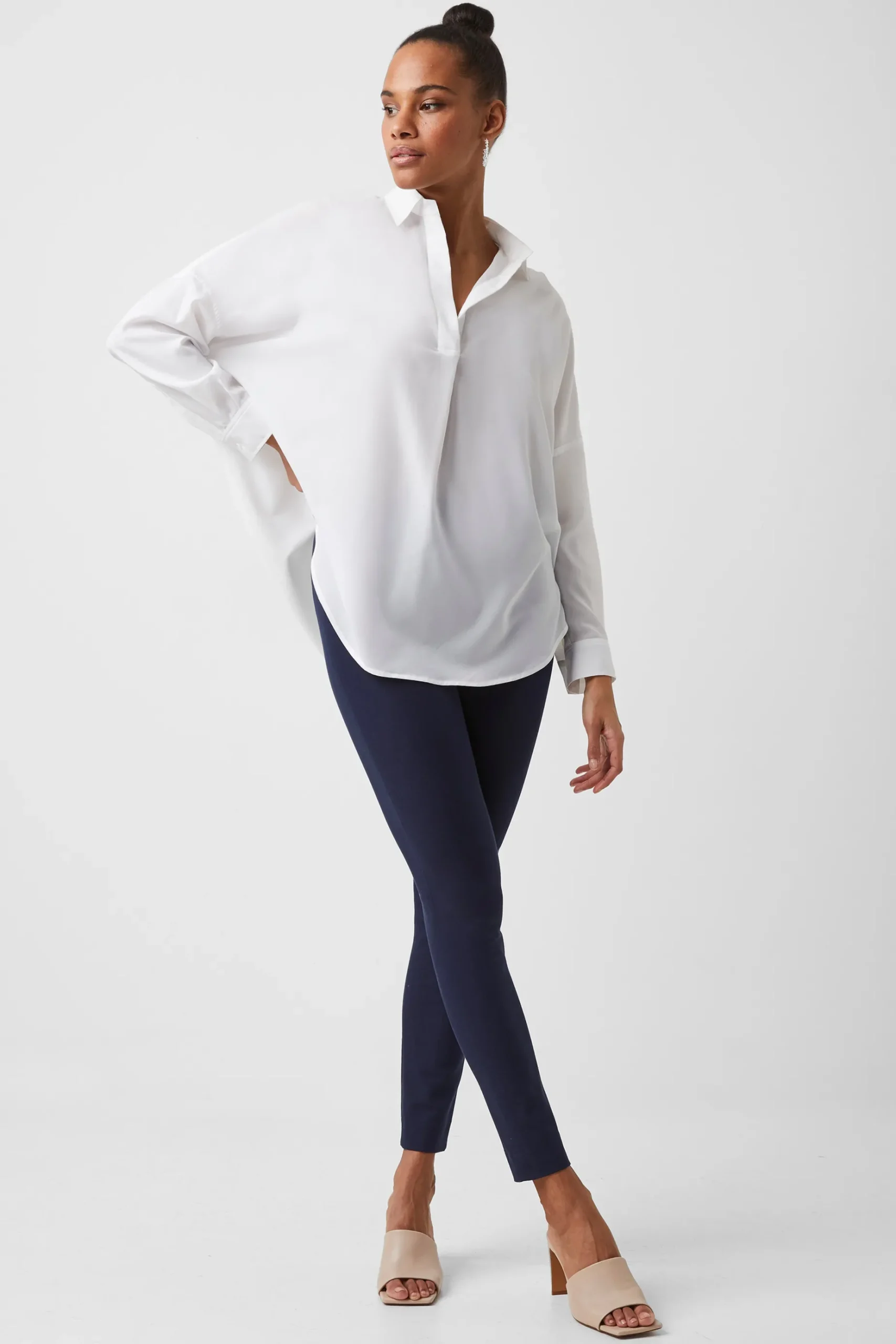 French Connection Trousers-Street Twill Skinny Trousers