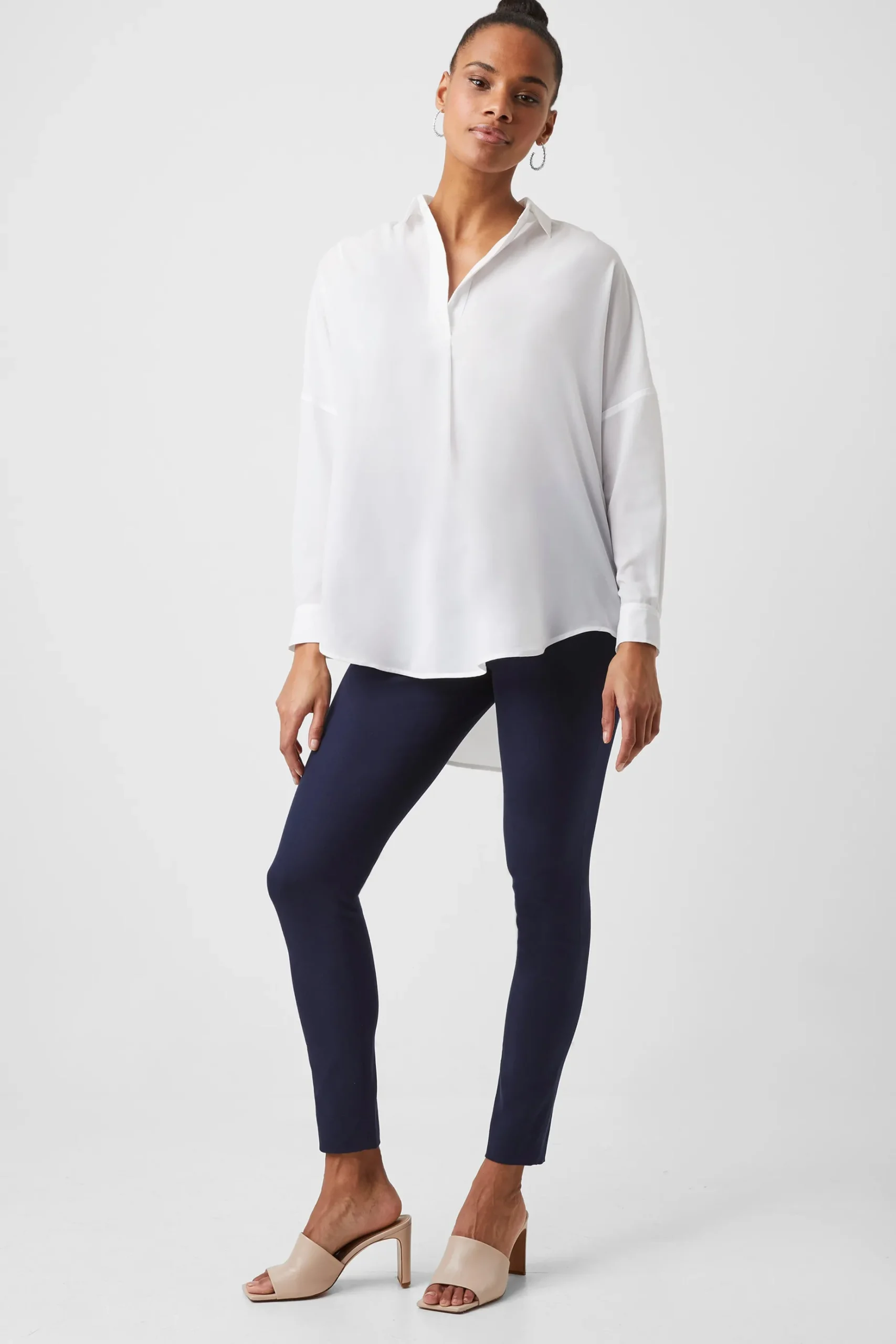 French Connection Trousers-Street Twill Skinny Trousers