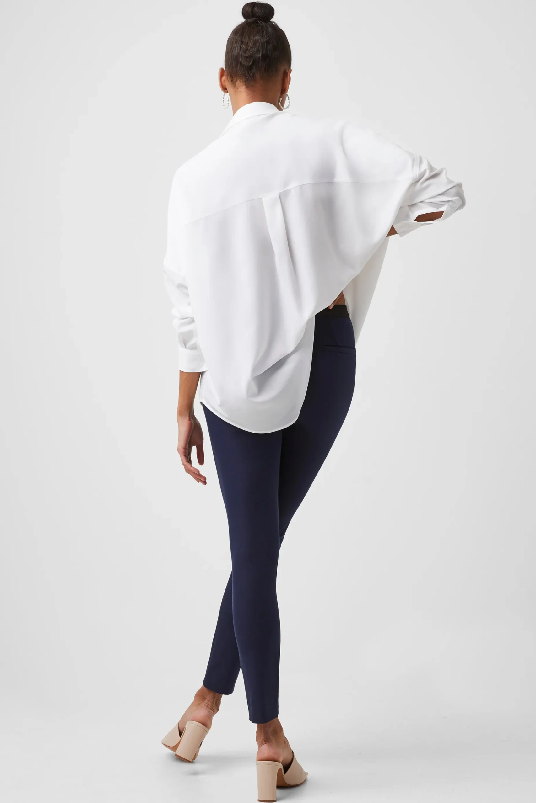 French Connection Trousers-Street Twill Skinny Trousers