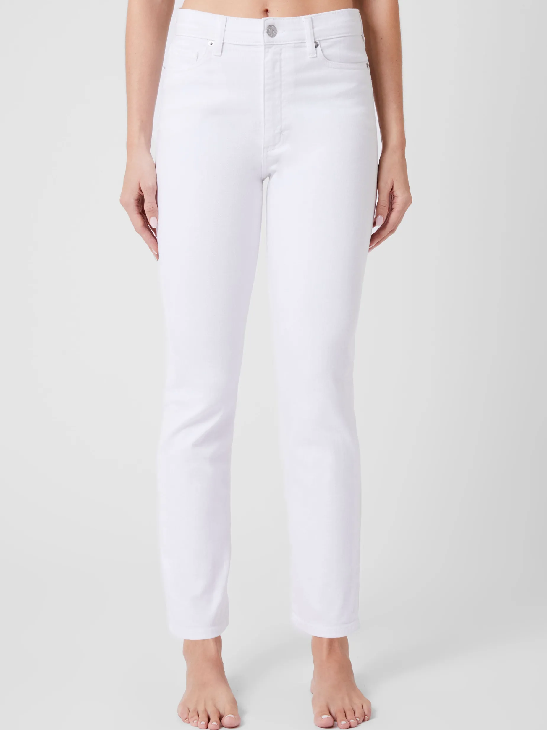 French Connection Trousers|Jeans-Stretch Denim Ankle Length Jeans 28 Inch