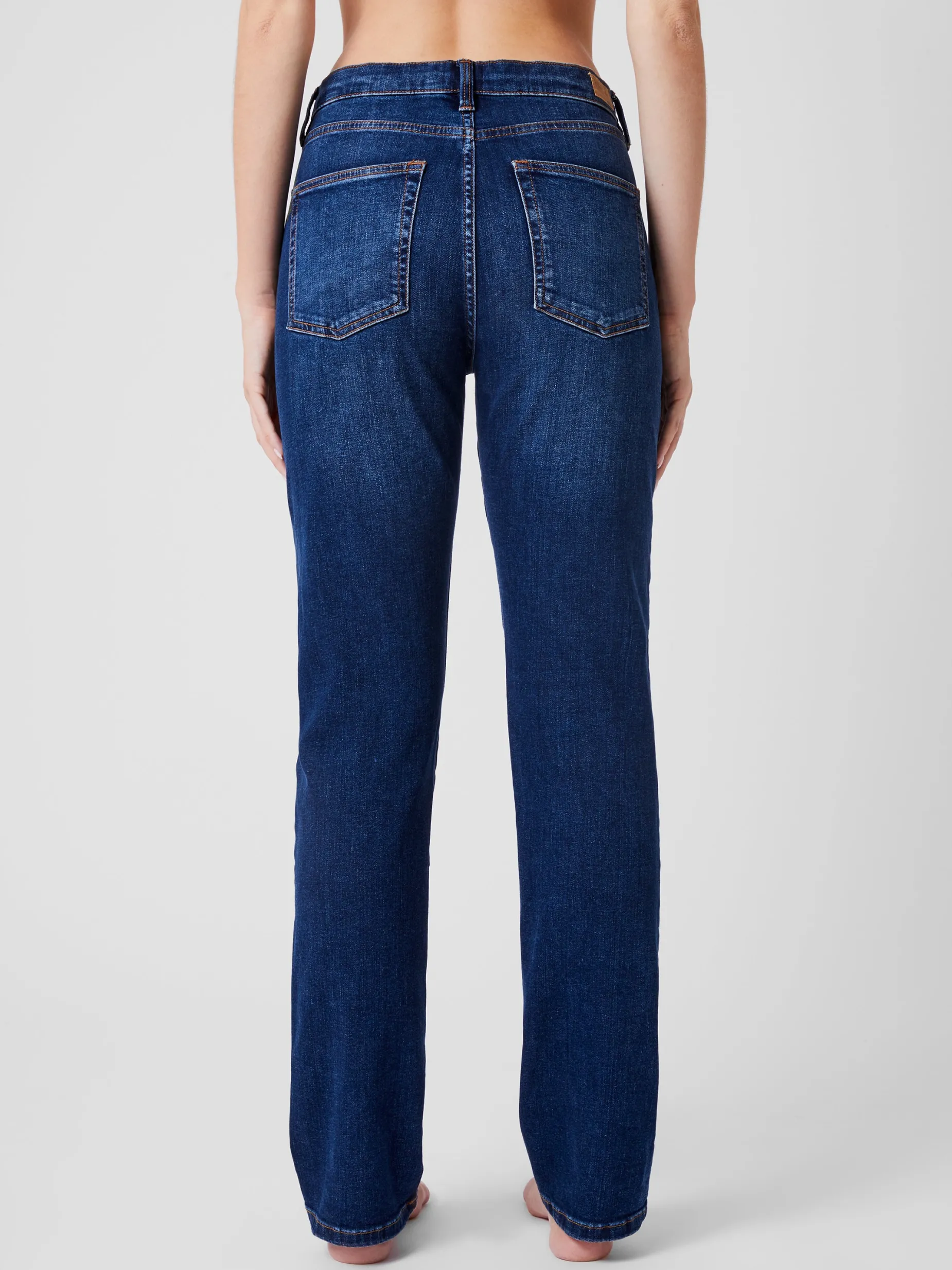 French Connection Trousers|Jeans-Stretch Denim Cigarette Fit Full Length Jeans 34 Inch