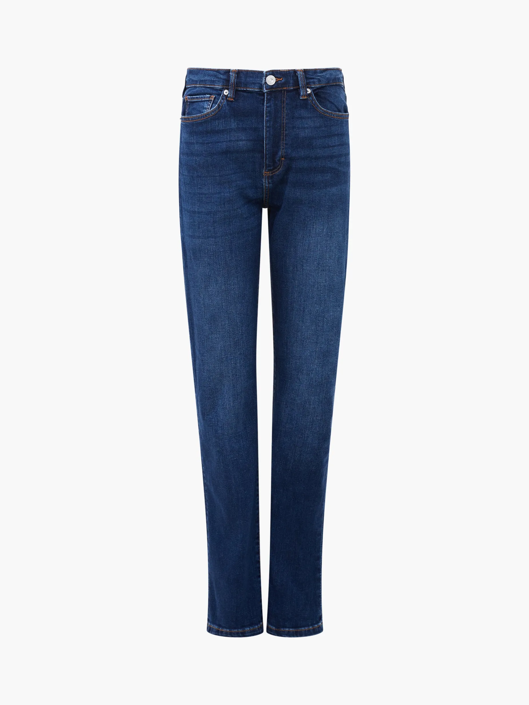 French Connection Trousers|Jeans-Stretch Denim Cigarette Fit Full Length Jeans 34 Inch
