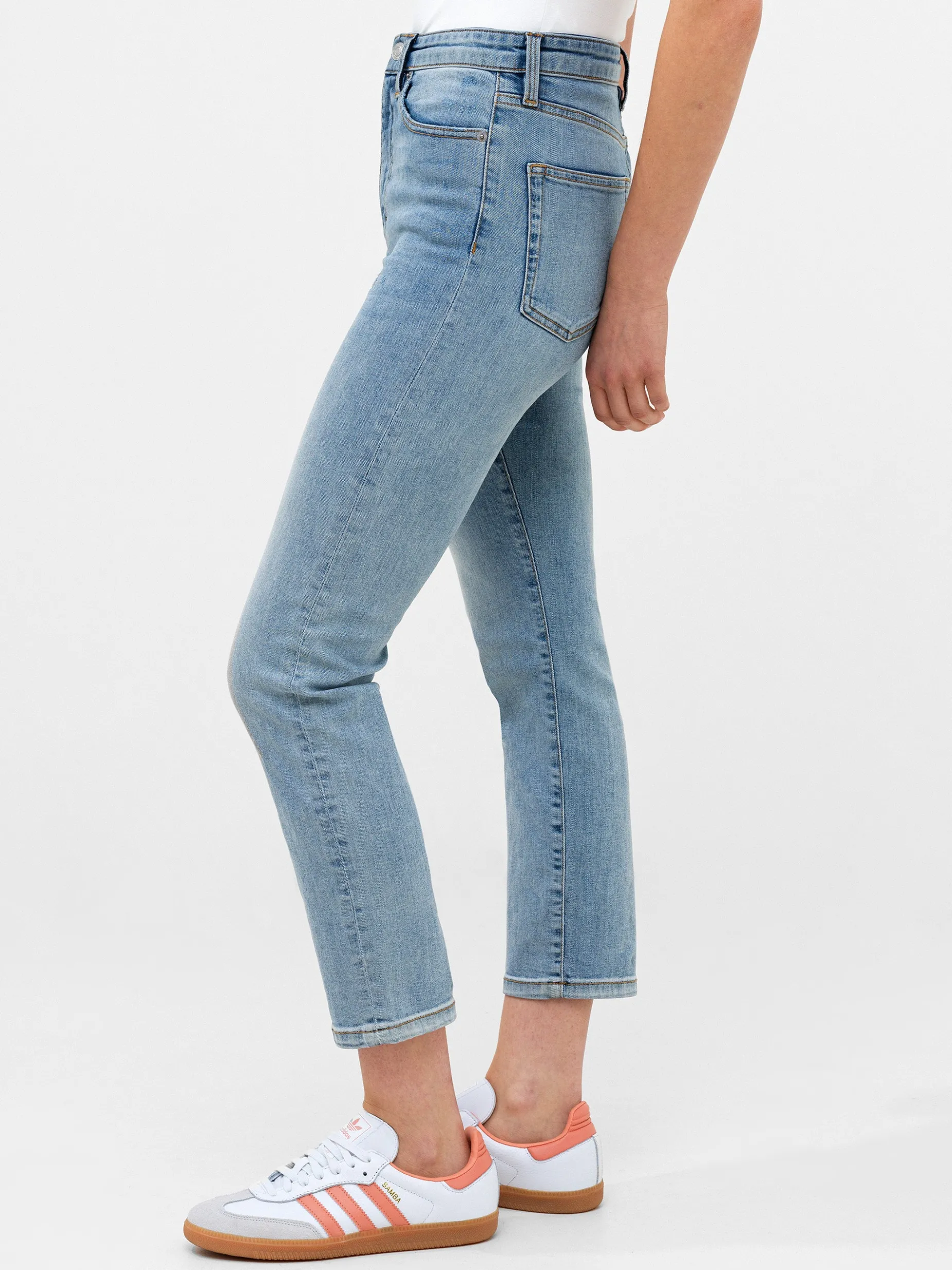 French Connection Trousers|Jeans-Stretch Denim Cigarette Fit Ankle Length Jeans 28 Inch