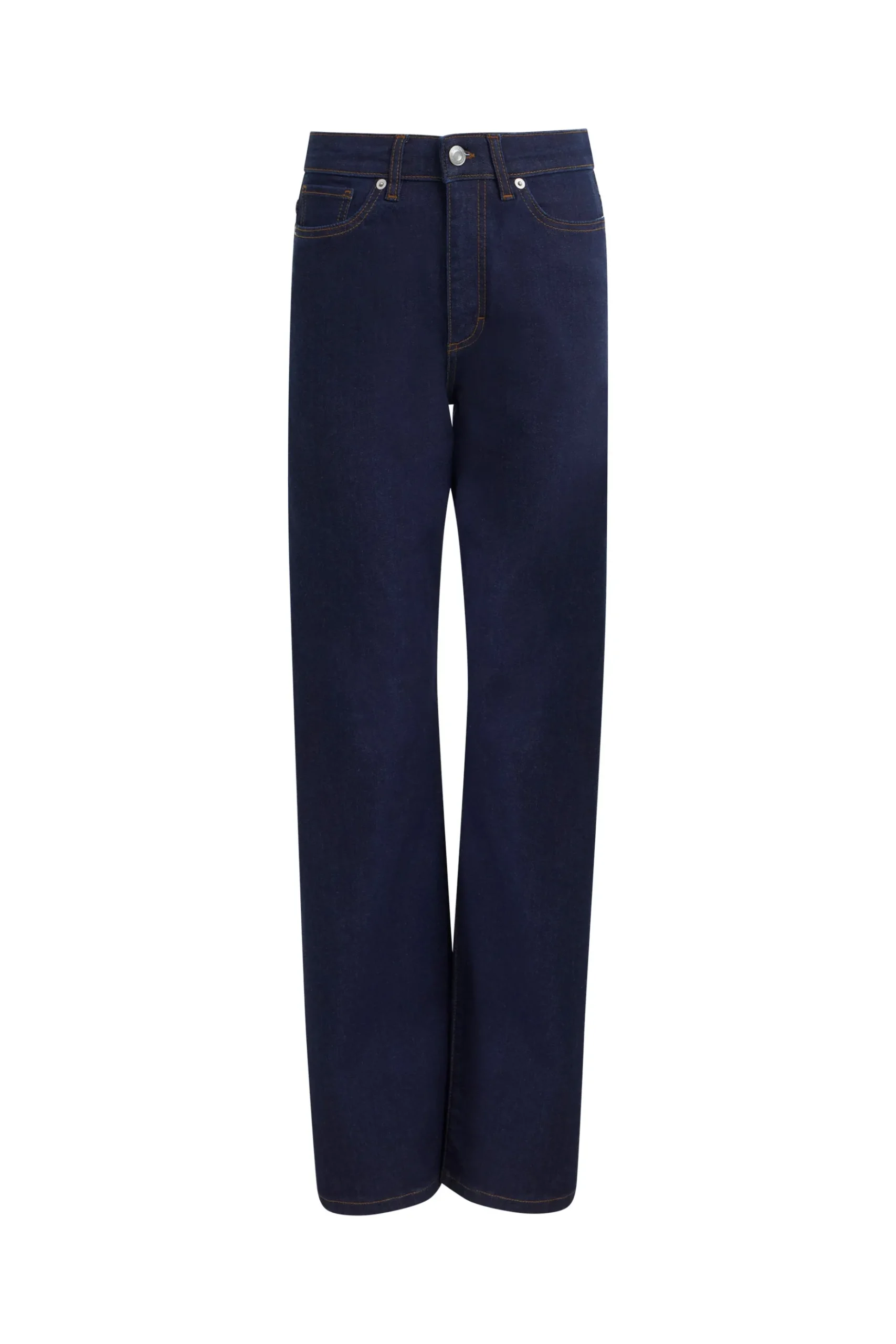 French Connection Trousers|Jeans-Stretch Denim Wide Flare Full Length Jeans 34 Inch