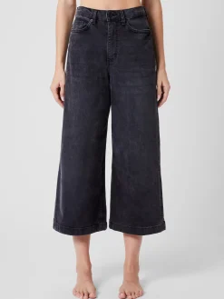 French Connection Jeans & A Nice Top-Stretch Denim Wide Leg Culottes 25 Inch