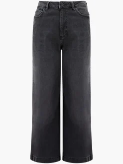 French Connection Jeans & A Nice Top-Stretch Denim Wide Leg Culottes 25 Inch