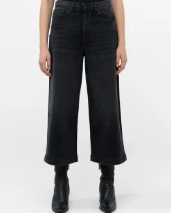 French Connection Jeans & A Nice Top-Stretch Denim Wide Leg Culottes 25 Inch