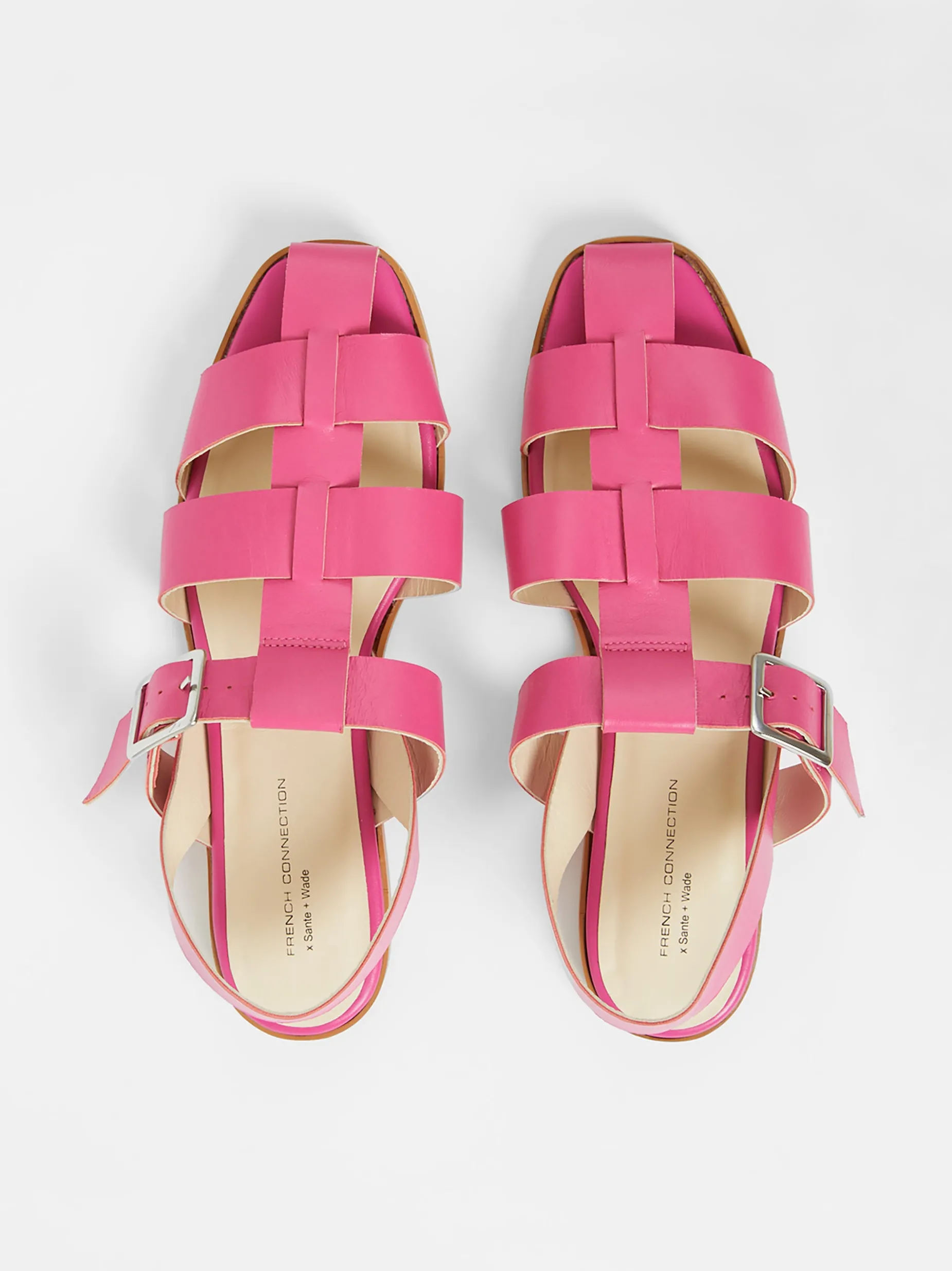 Women French Connection Shoes|Shoes-S+W x Luisa Fisherman Caged Sandals