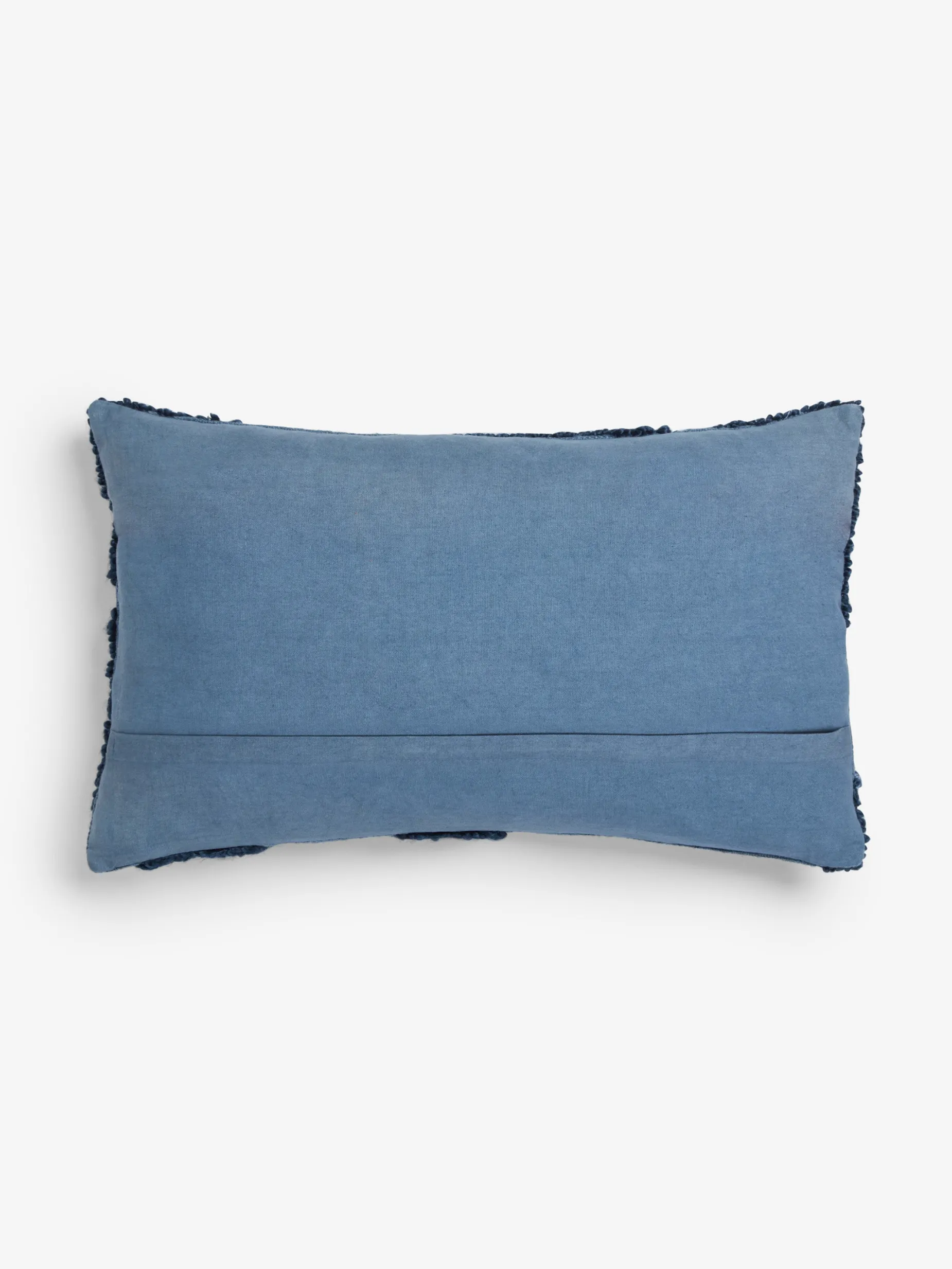 French Connection Cushions-Tangelo Tufted Blue Cushion