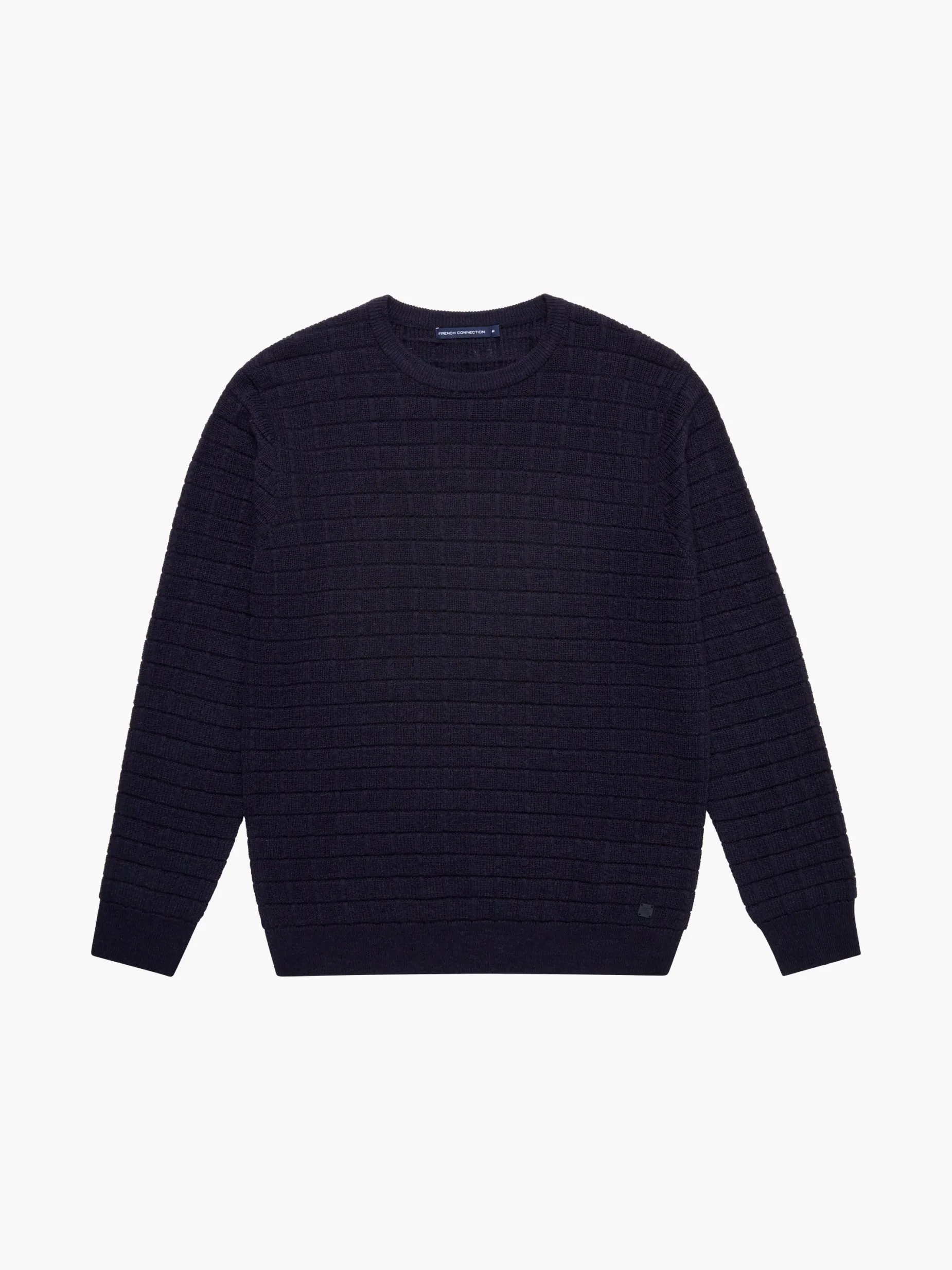 French Connection Knitwear-Textured Crew Neck Jumper