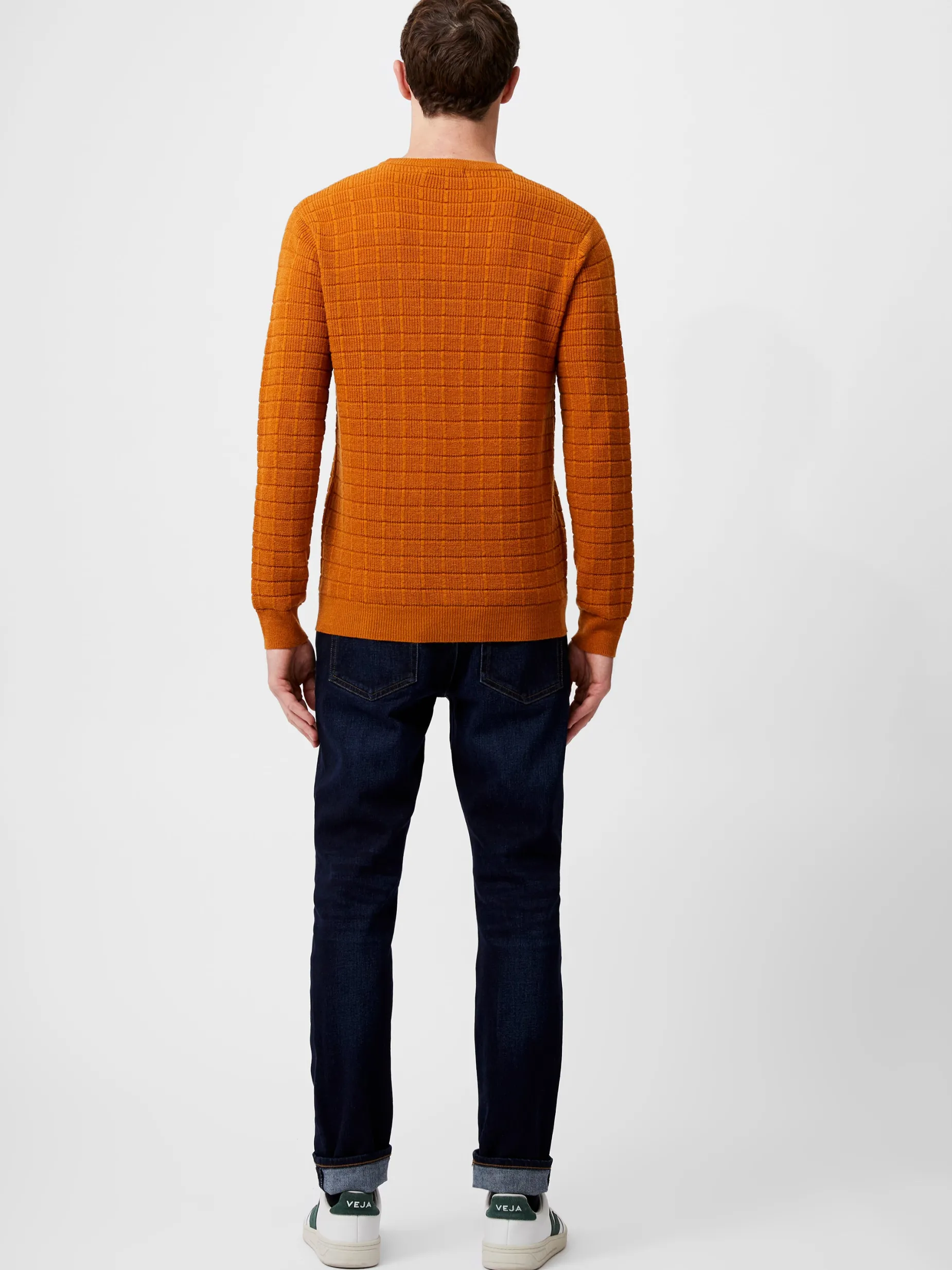 French Connection Knitwear-Textured Crew Neck Jumper