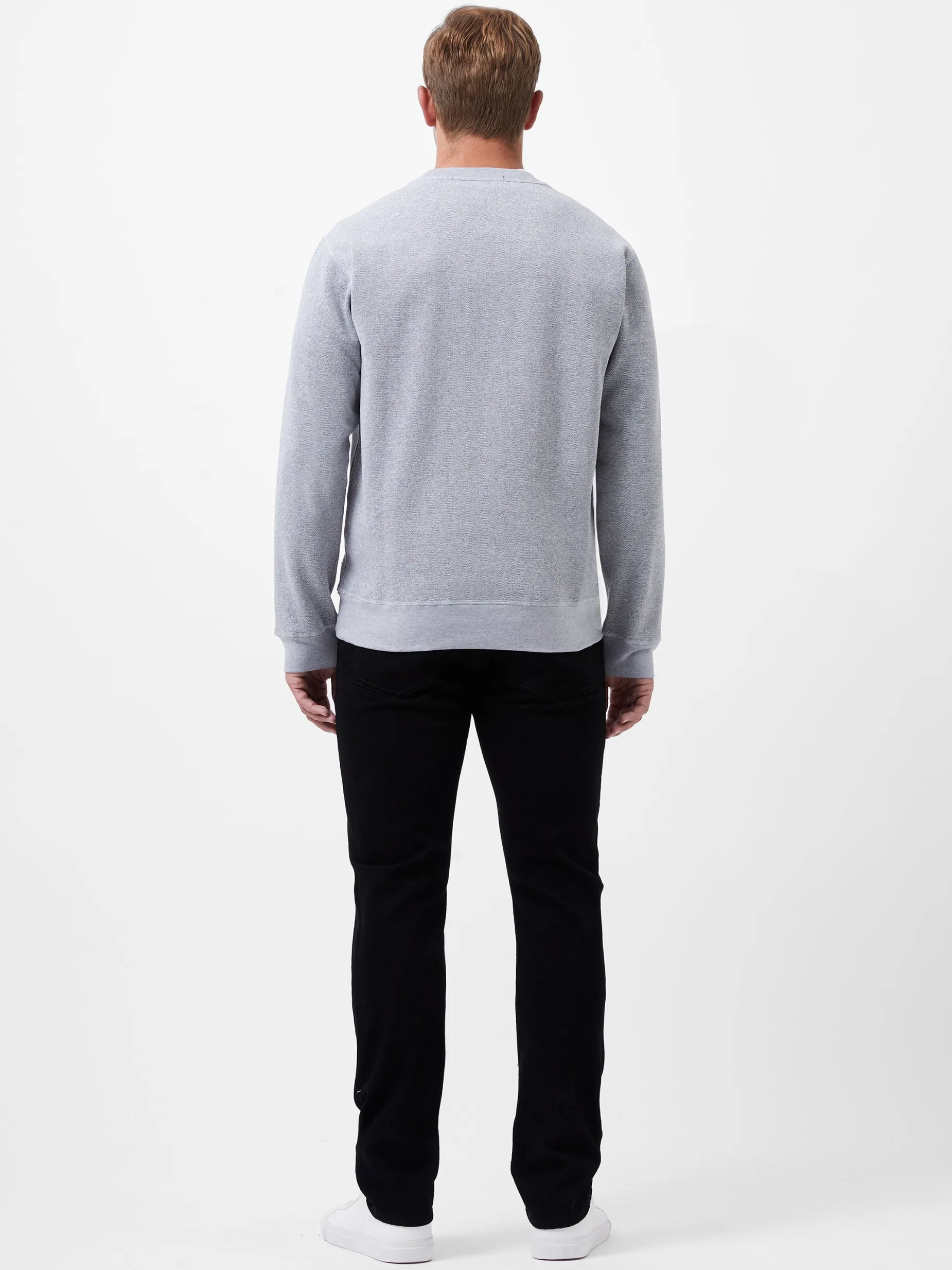 French Connection Knitwear-Textured Crew Sweatshirt