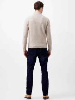 French Connection Knitwear-Textured Half Zip Jumper