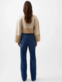 French Connection Trousers|Jeans-Toms Denim Bleach Line Jeans 32 Inch