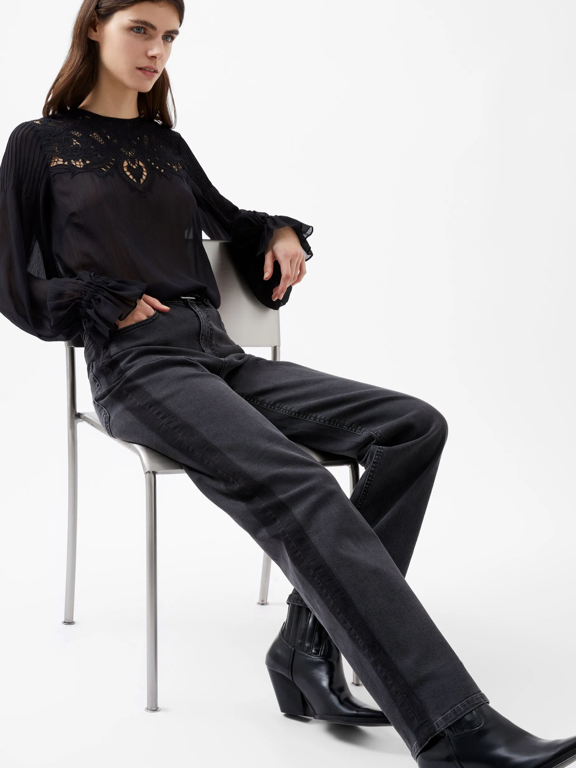 French Connection Trousers|Jeans-Toms Denim Mix Wash Jeans 32 Inch