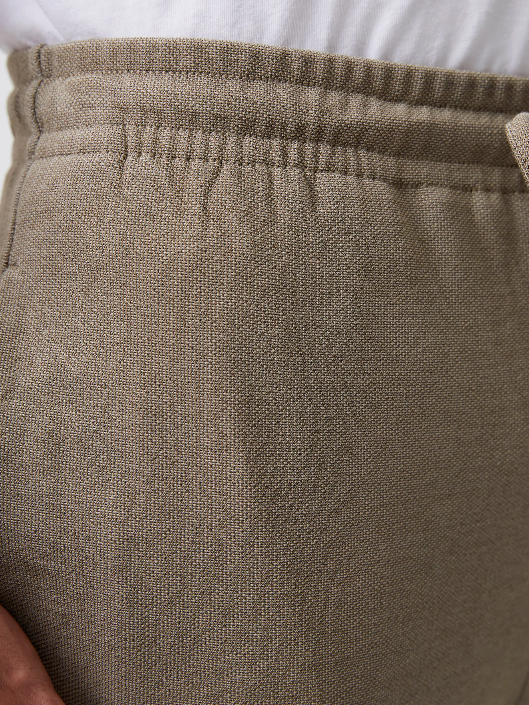 French Connection Trousers-Twill Tie Waistband Joggers