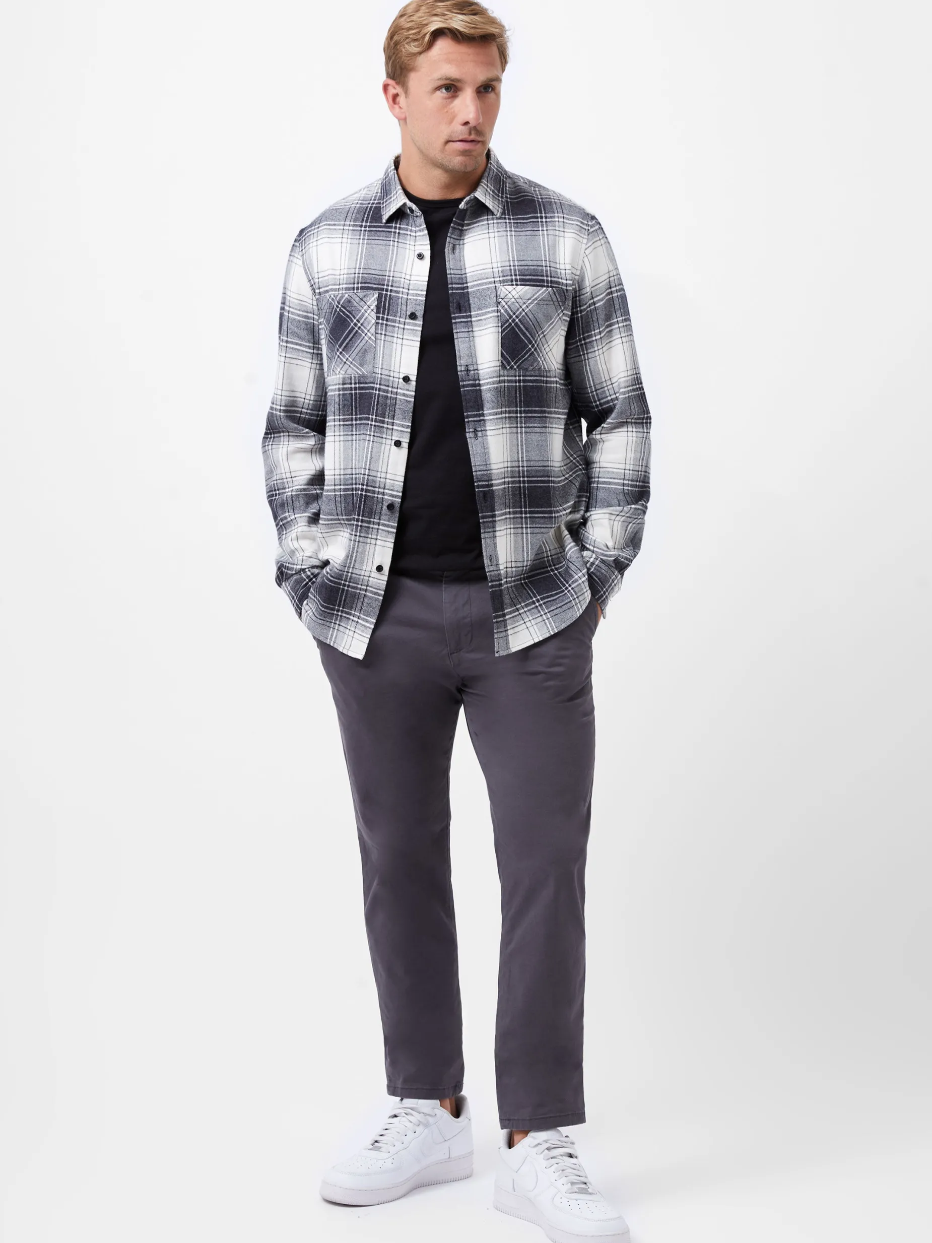 French Connection Shirts-Two Pocket Flannel Shirt