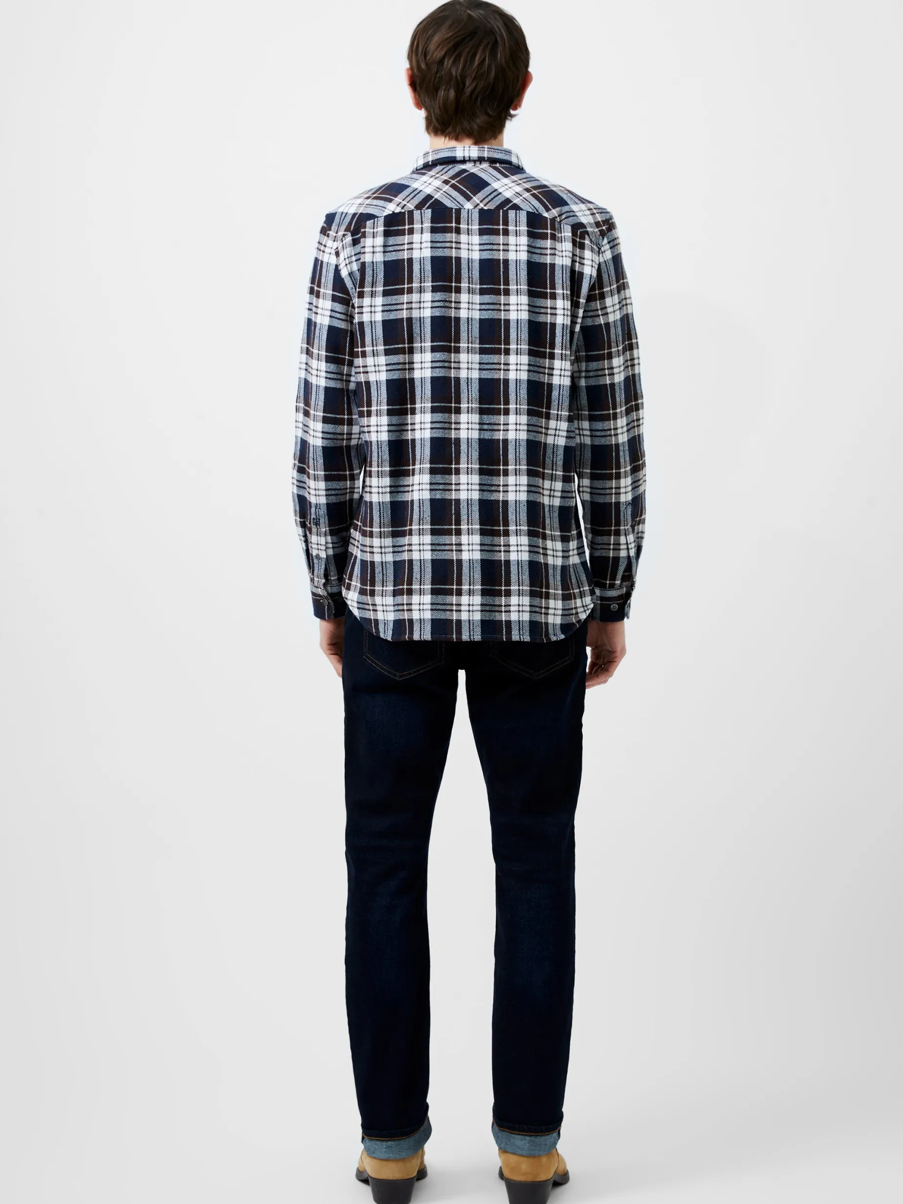 French Connection Shirts-Unbrushed Flannel Check Shirt