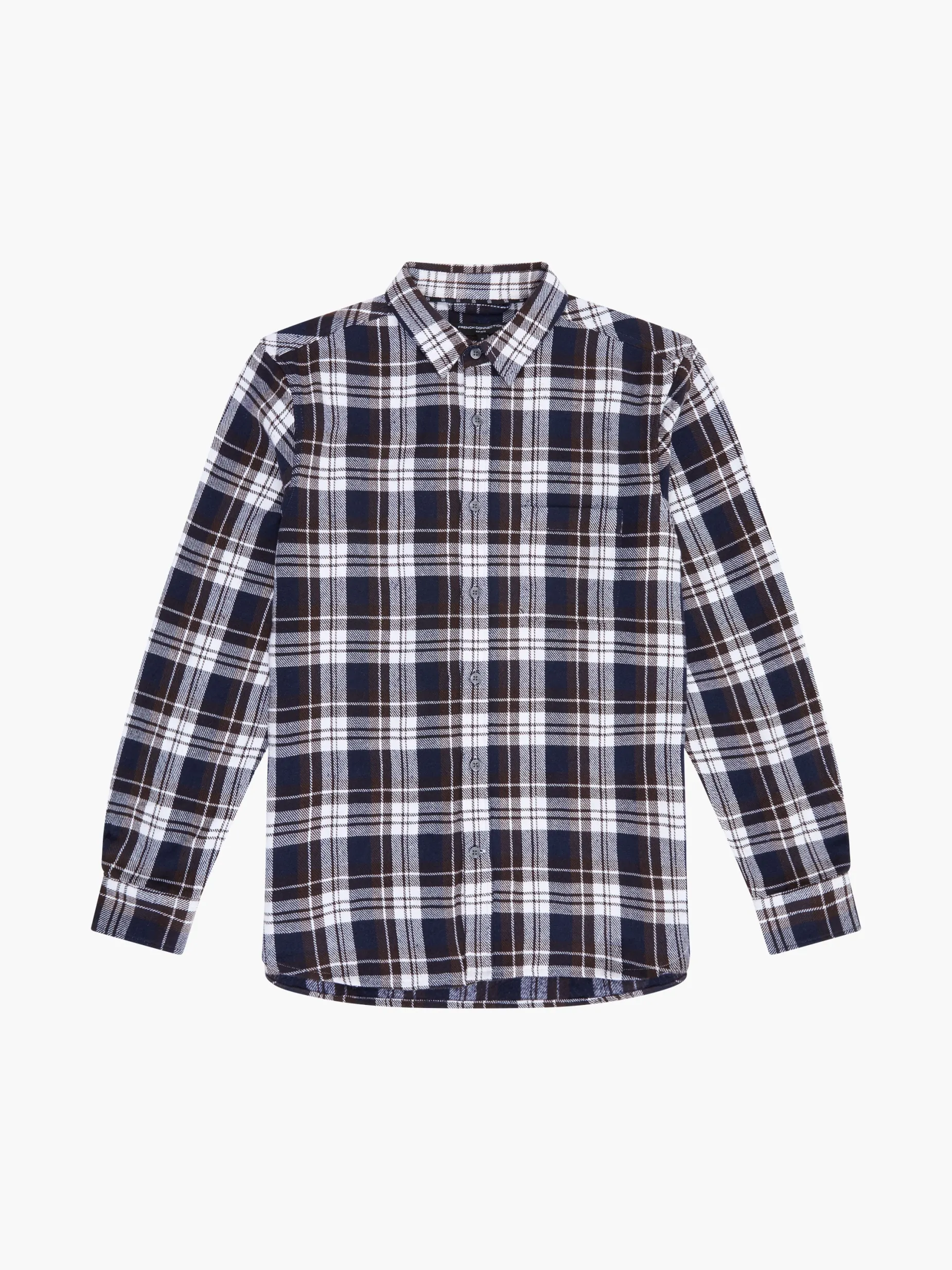 French Connection Shirts-Unbrushed Flannel Check Shirt