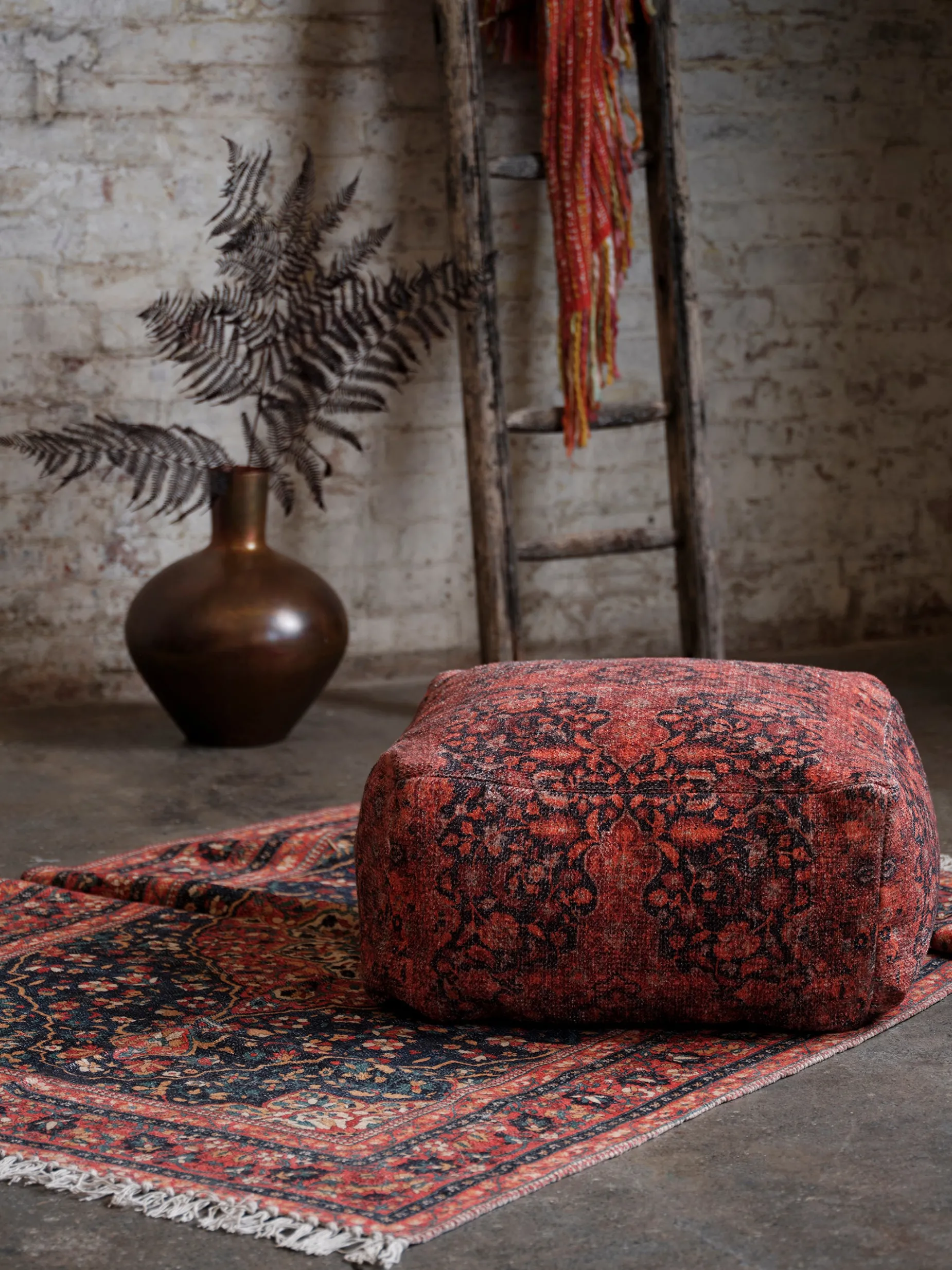 French Connection Cushions|Pouffes & Floor Cushions-Valentina Pouffe